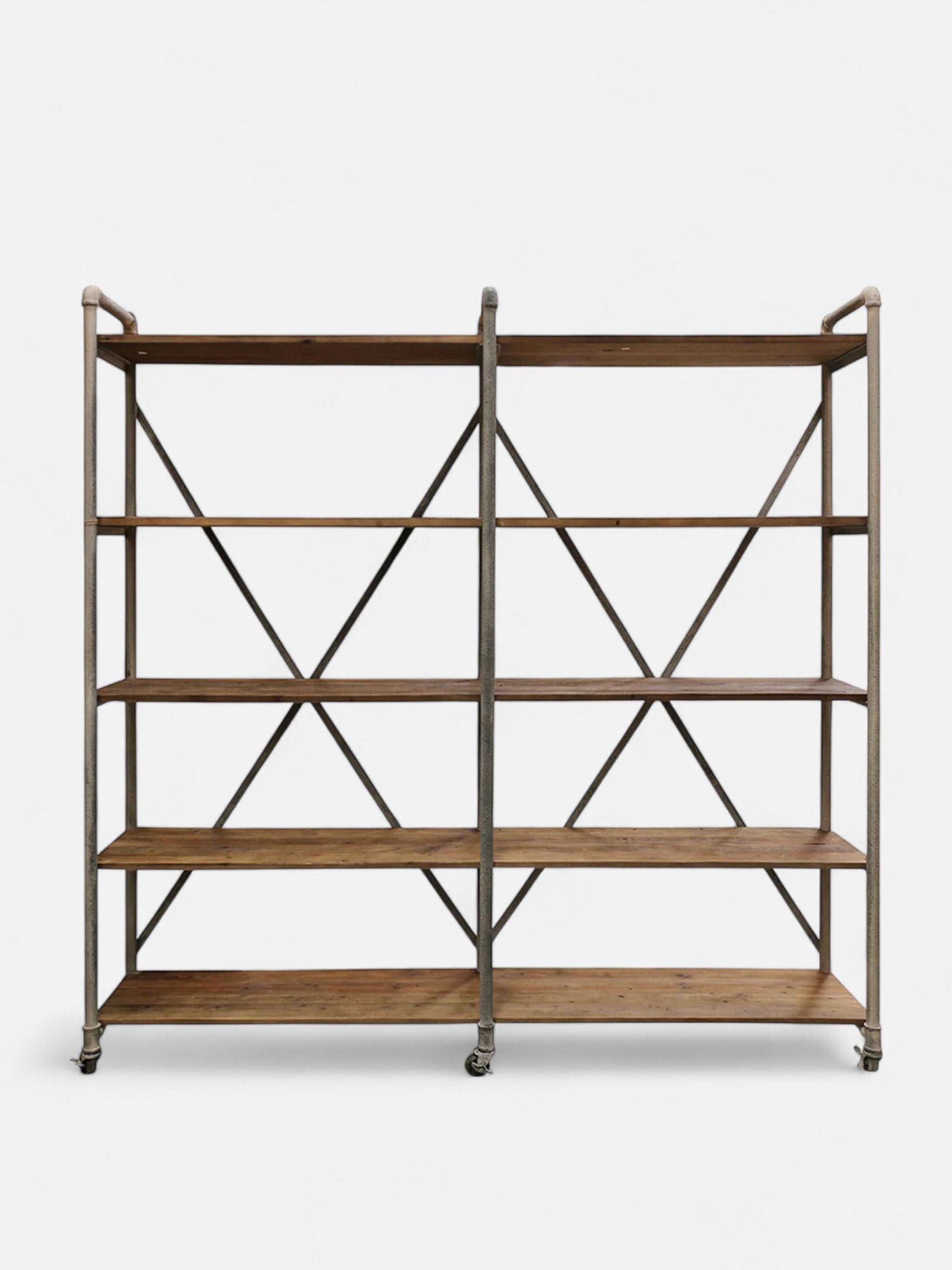 Riveria Industrial Bookcase | Beige