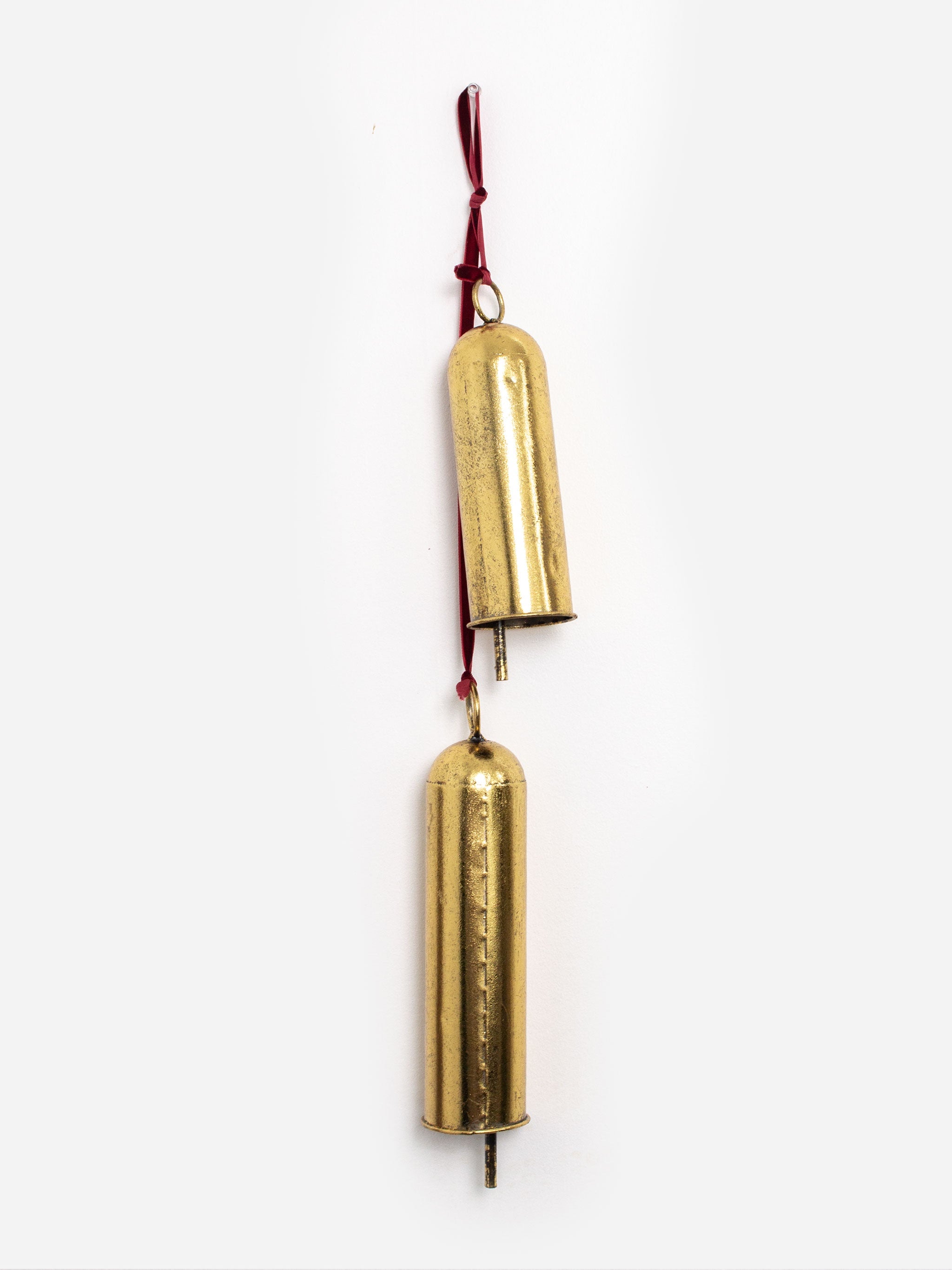 Roselle Narrow Hanging Gold Bells