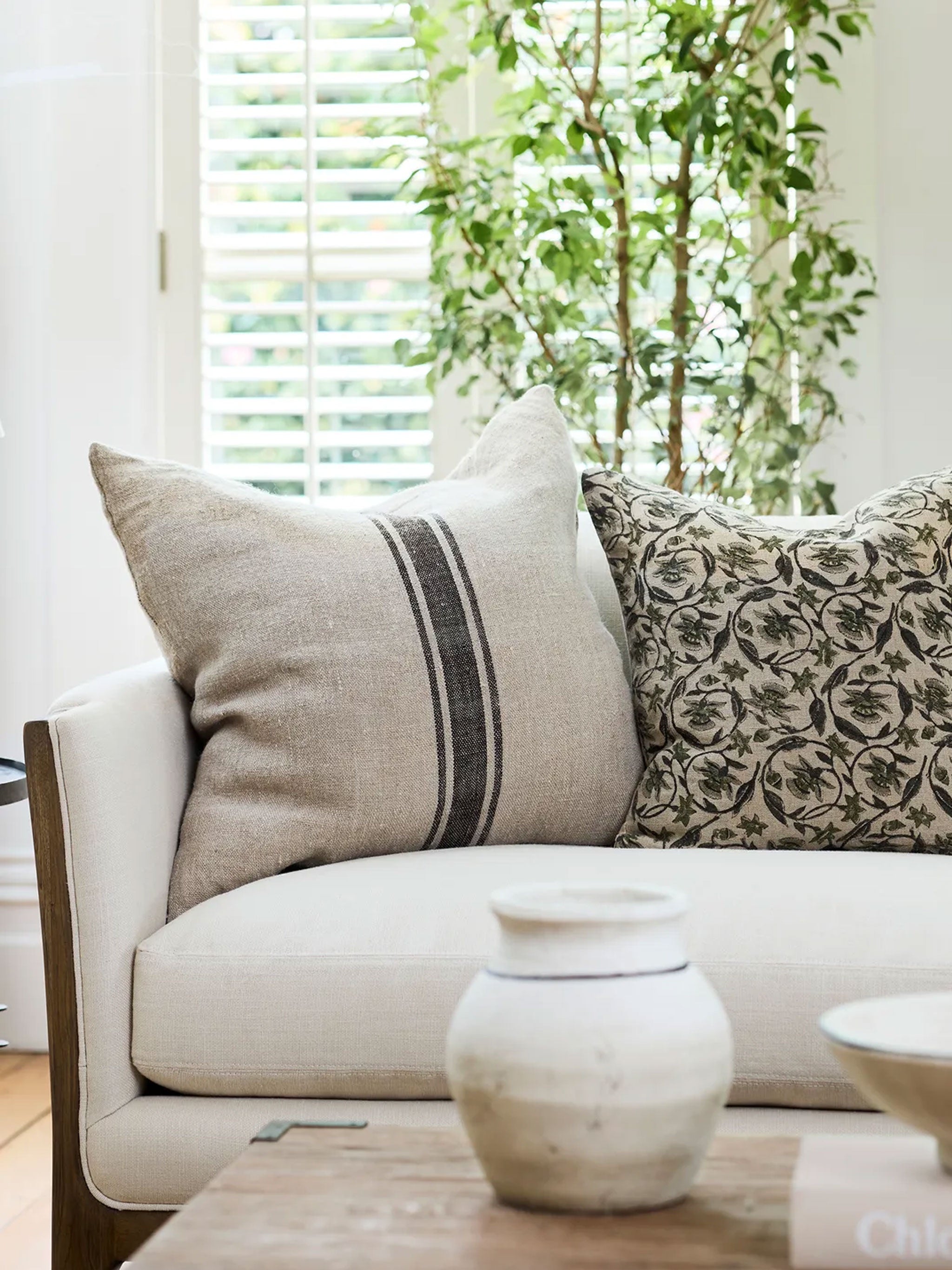 Russet Stripe Cushion Cover