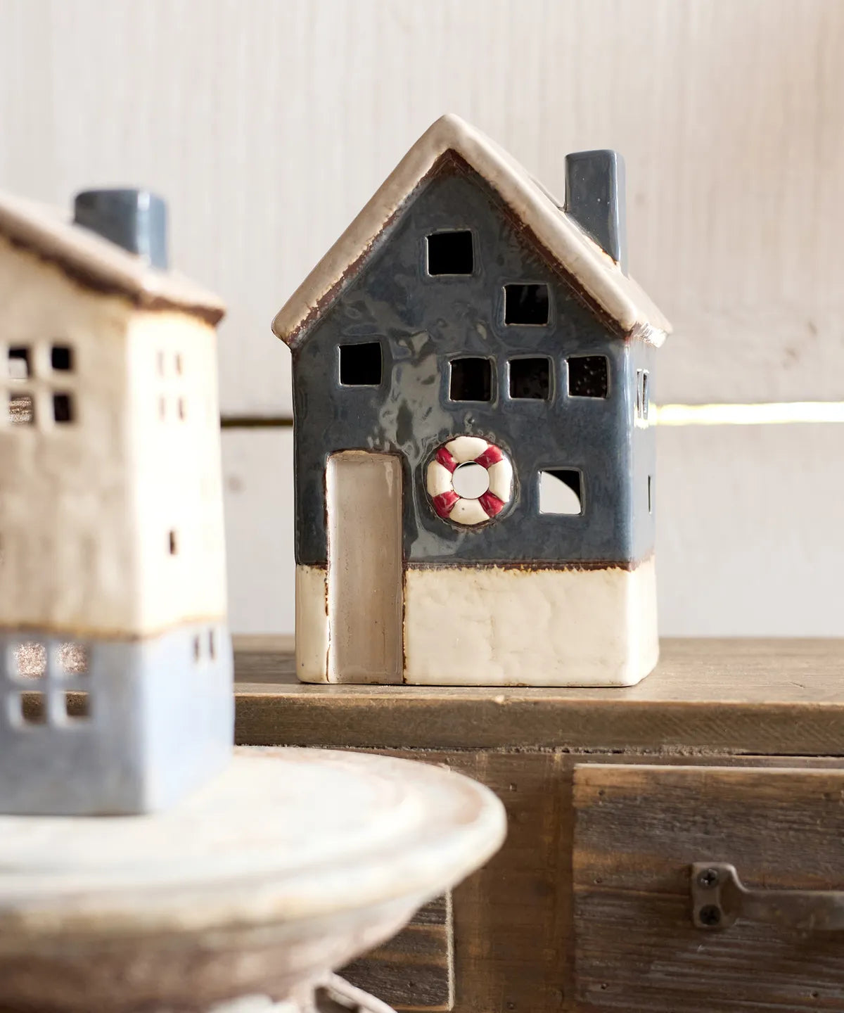 PRE ORDER Saint Malo Buoy Large Tea Light House