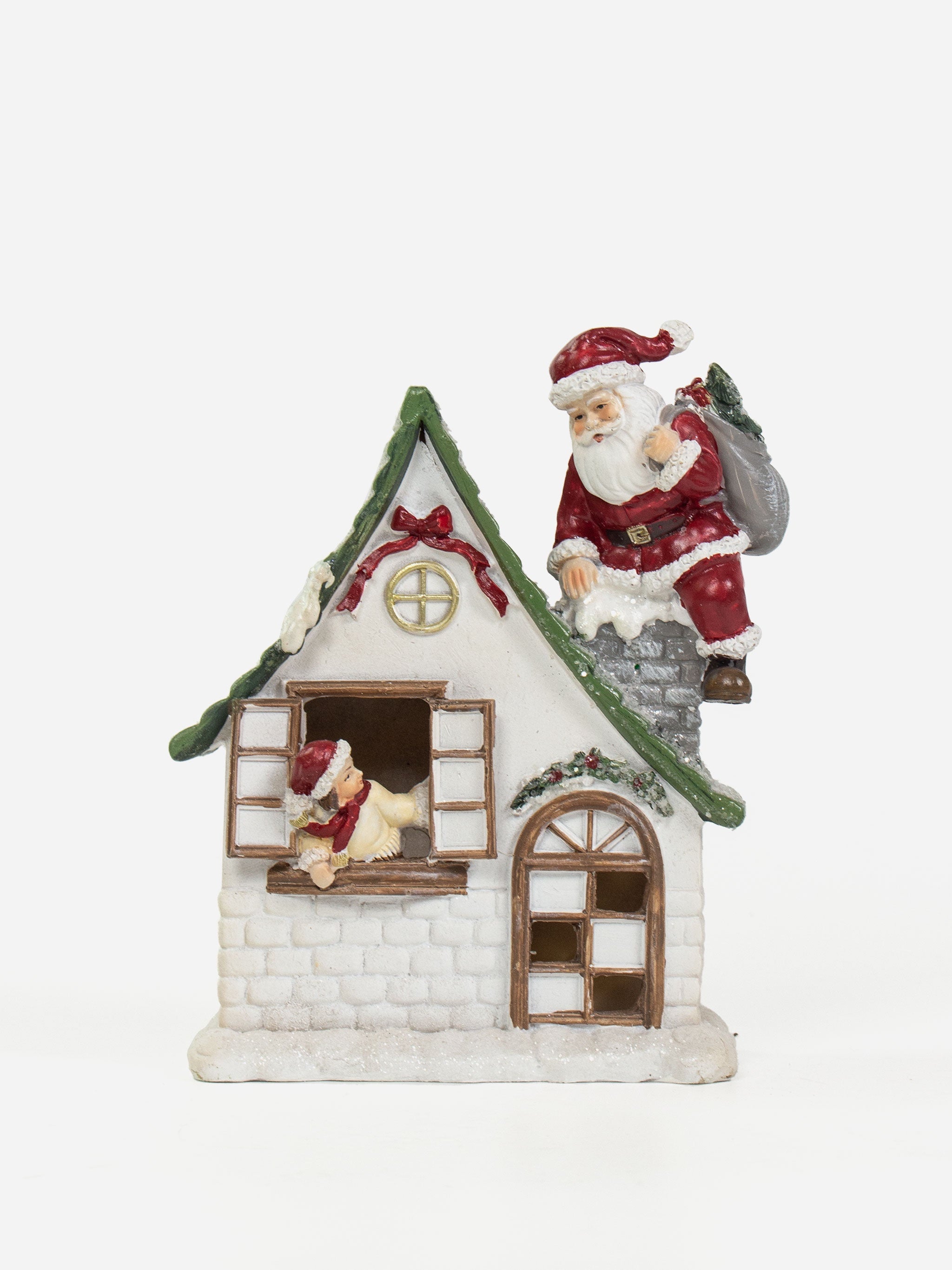 Santa & Chimney Ornament