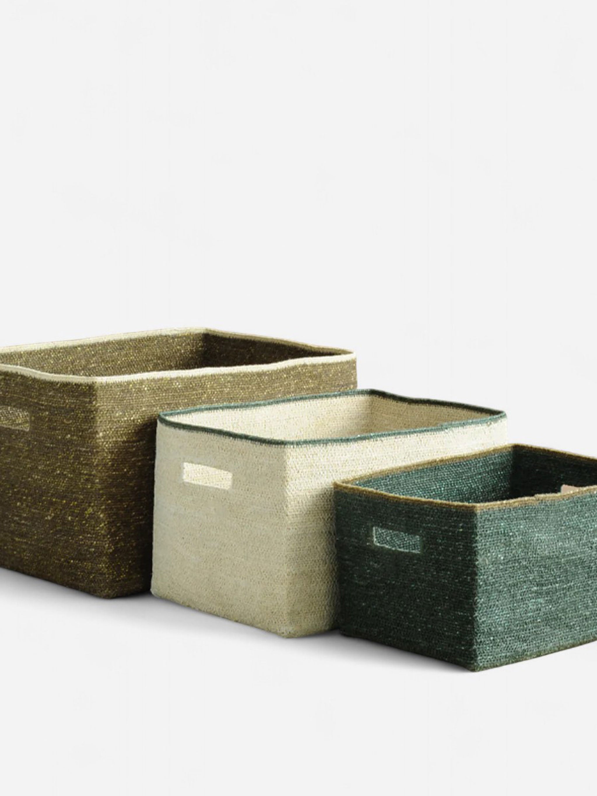 Scatola Basket - Moss/Forest