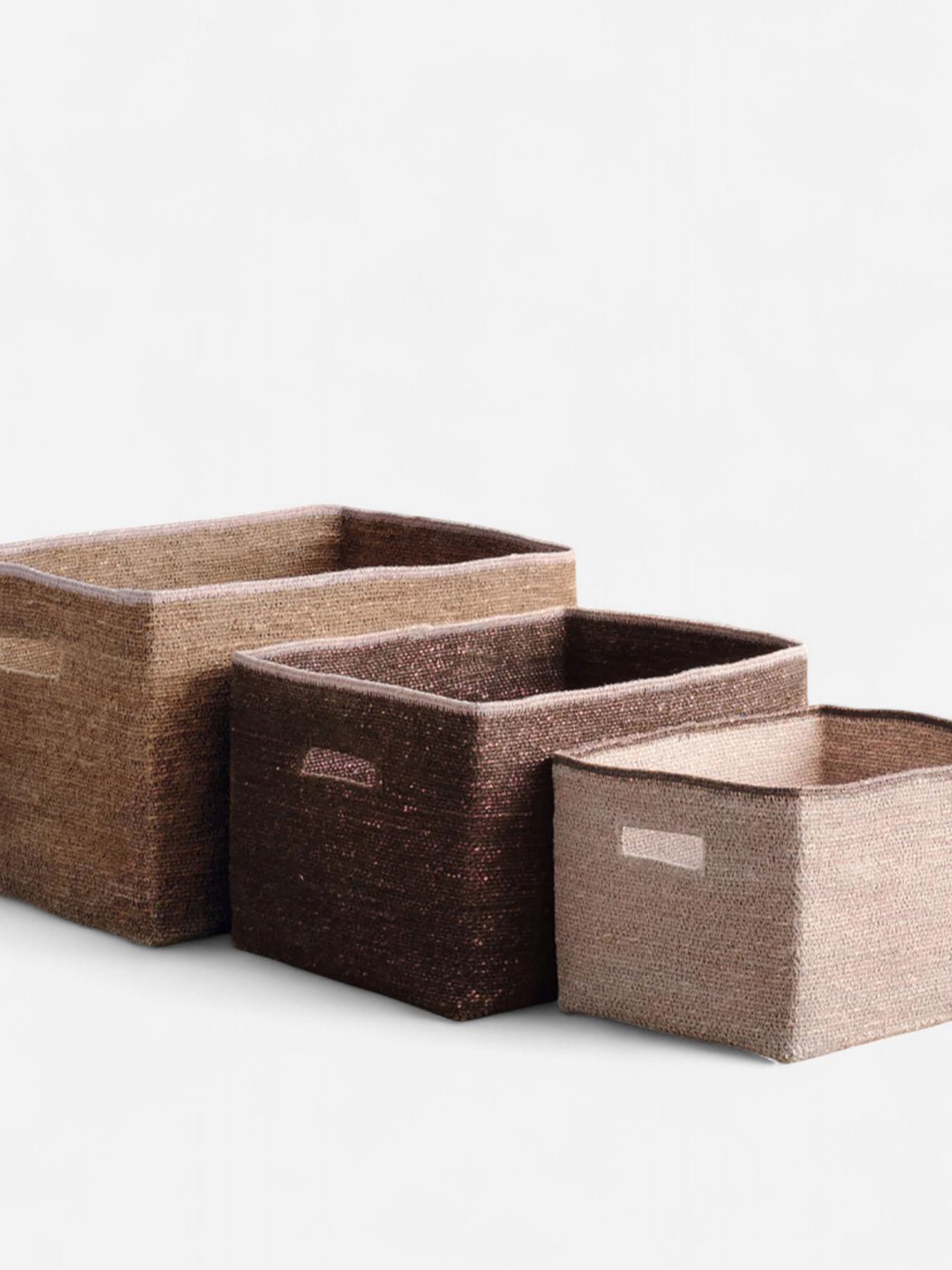 Scatola Basket - Clay/Plum