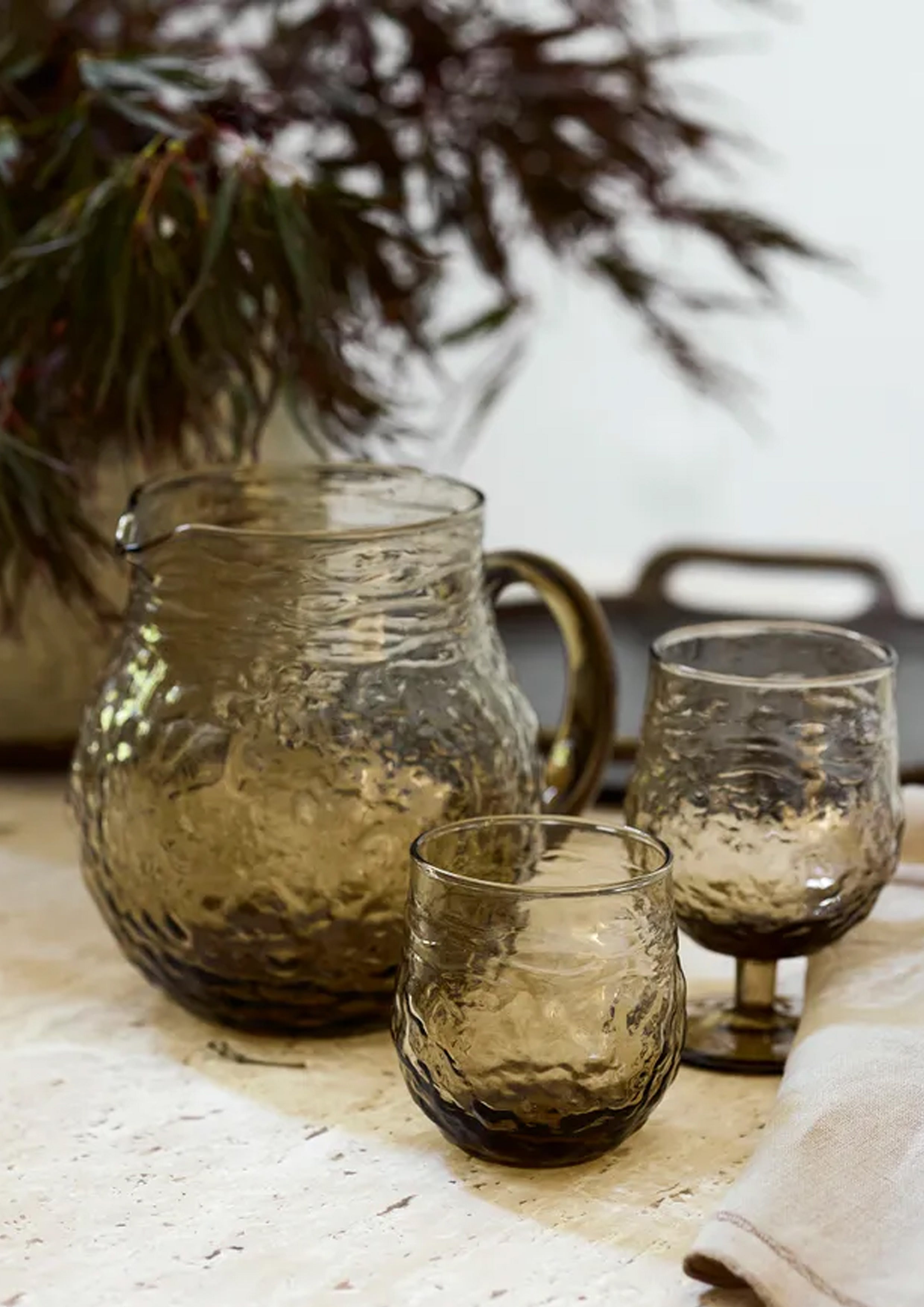 Serena Smoke Wine Goblet