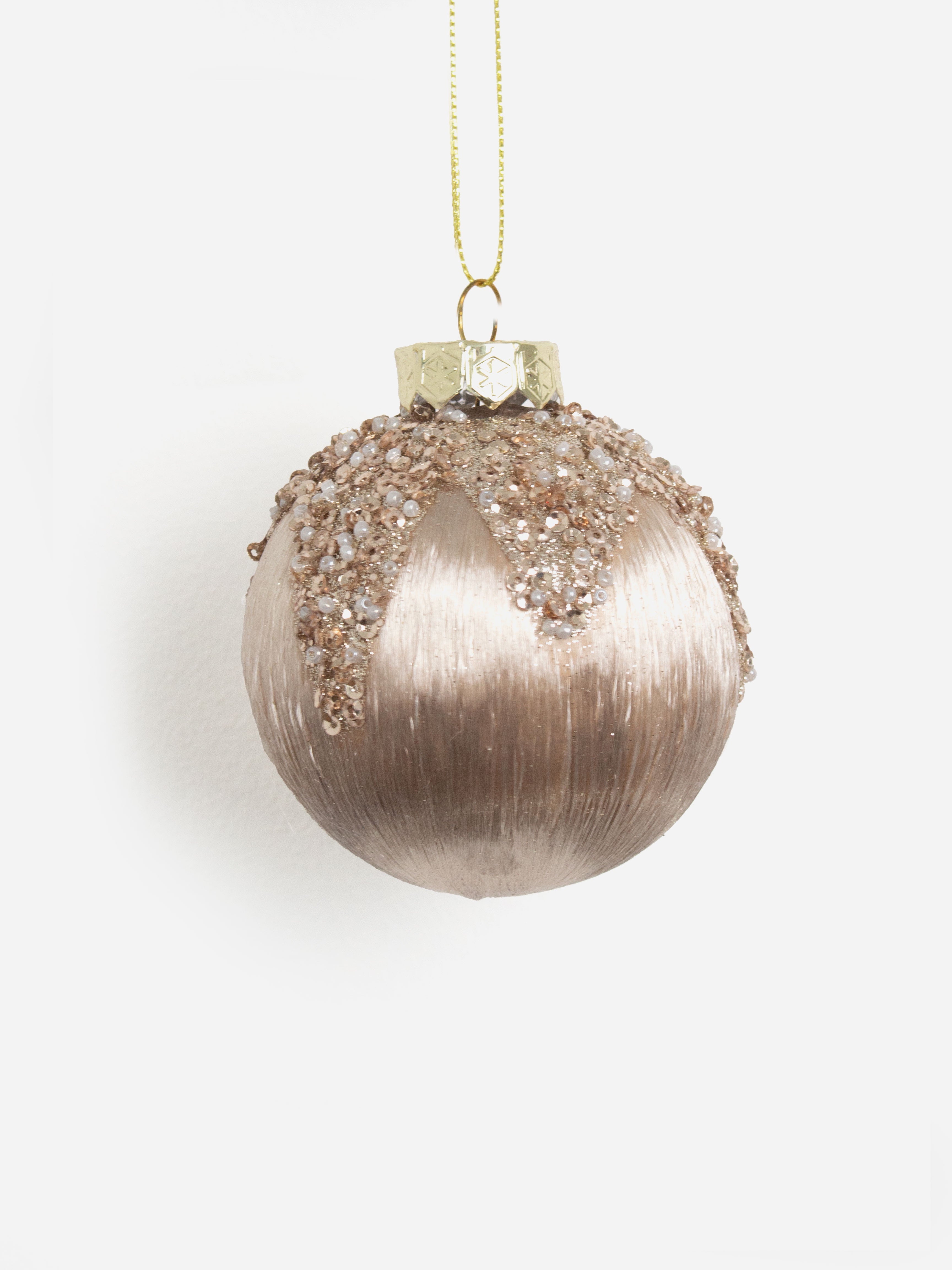 Silky Champagne Twilight Bauble
