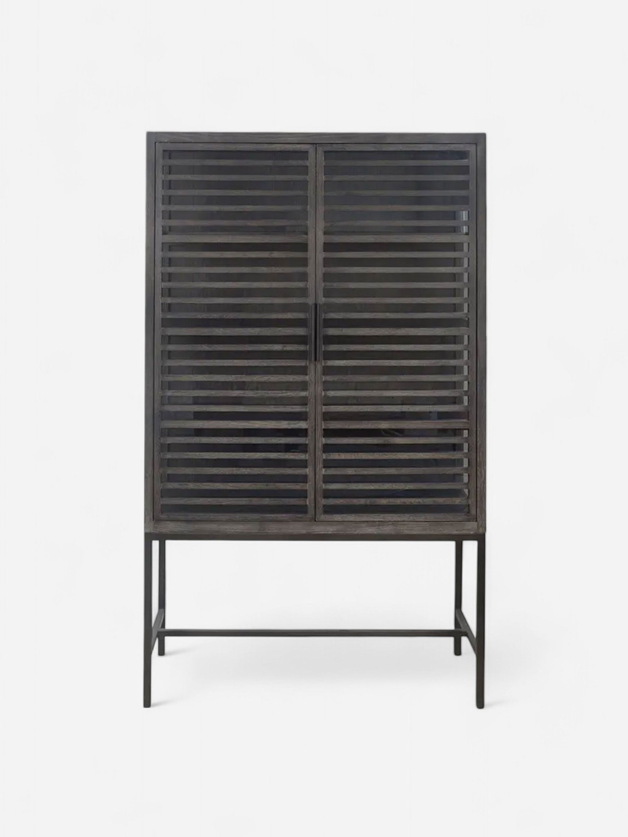 Slatted Display Cabinet
