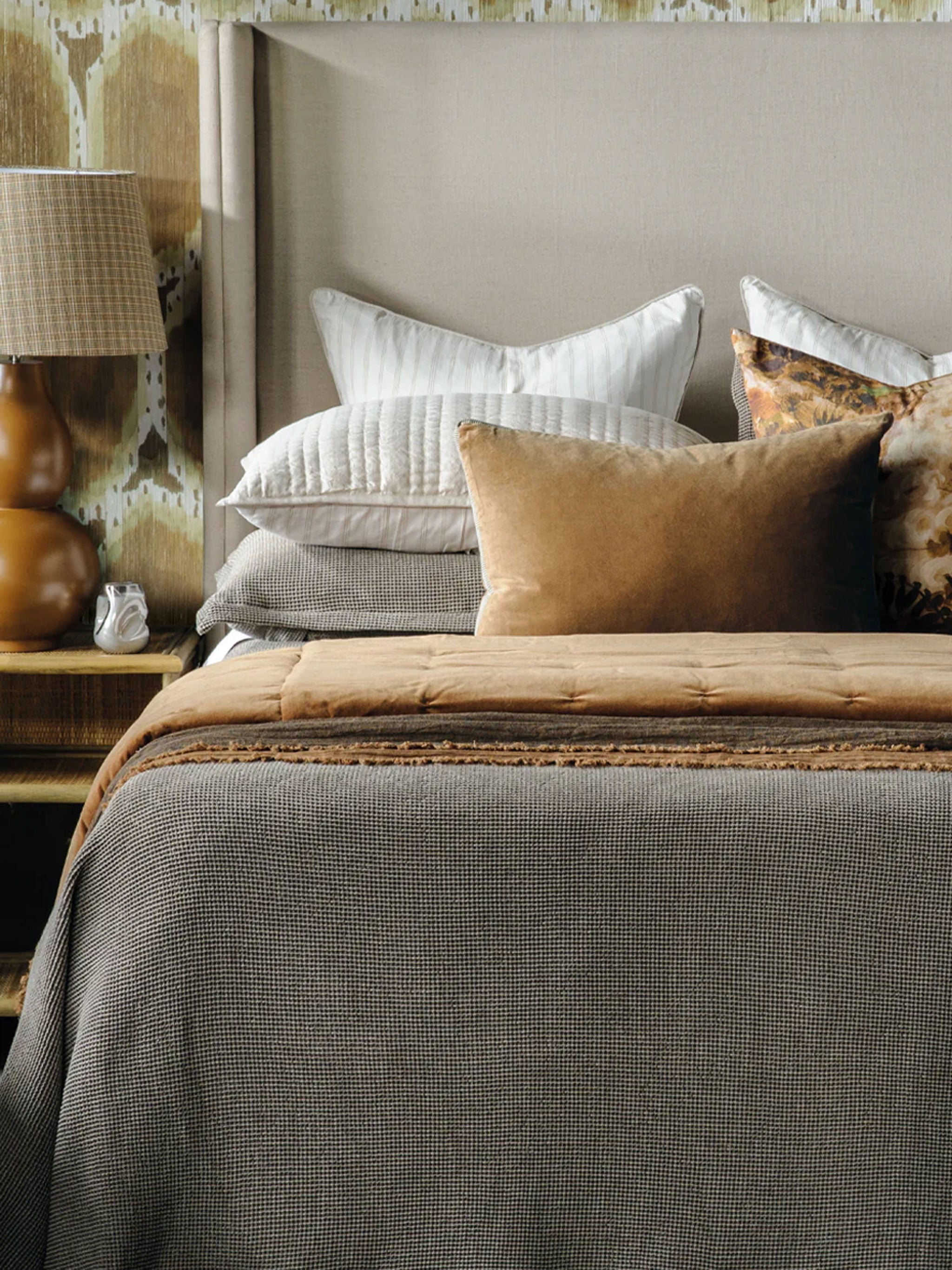 Sottobosco Mocha Bedspread