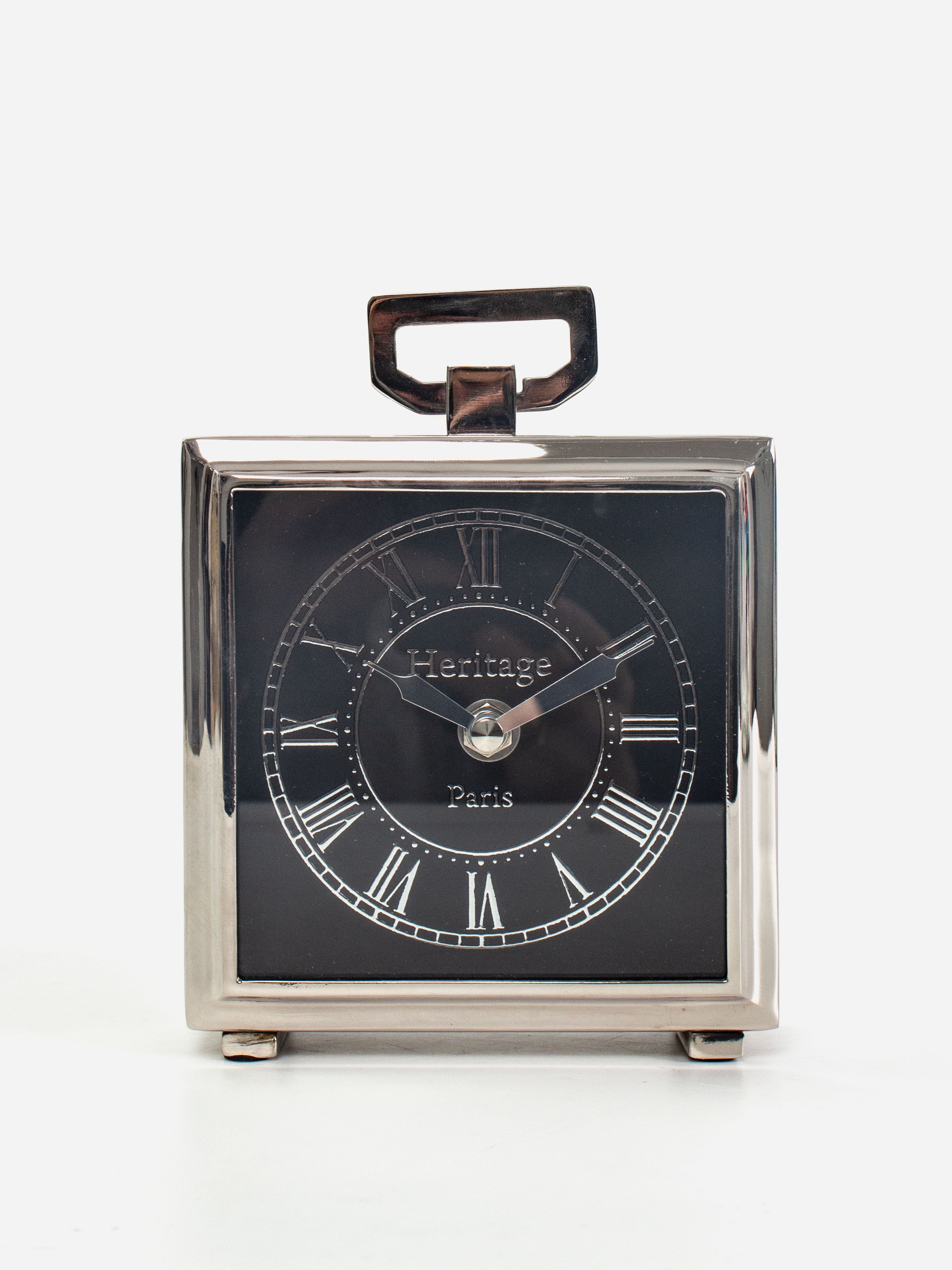 Square Mid-Century Clock