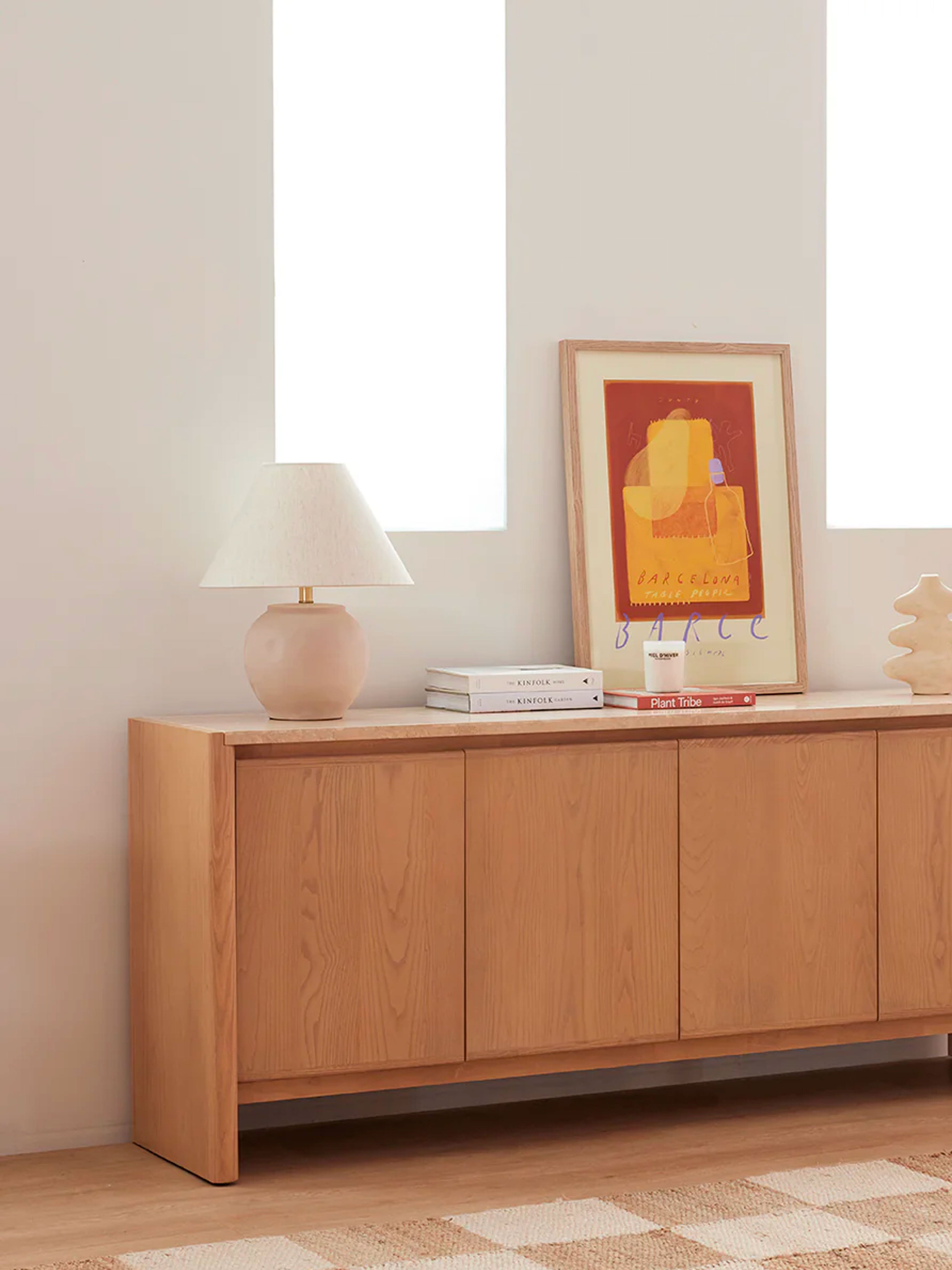 Stone Effect Table Lamp