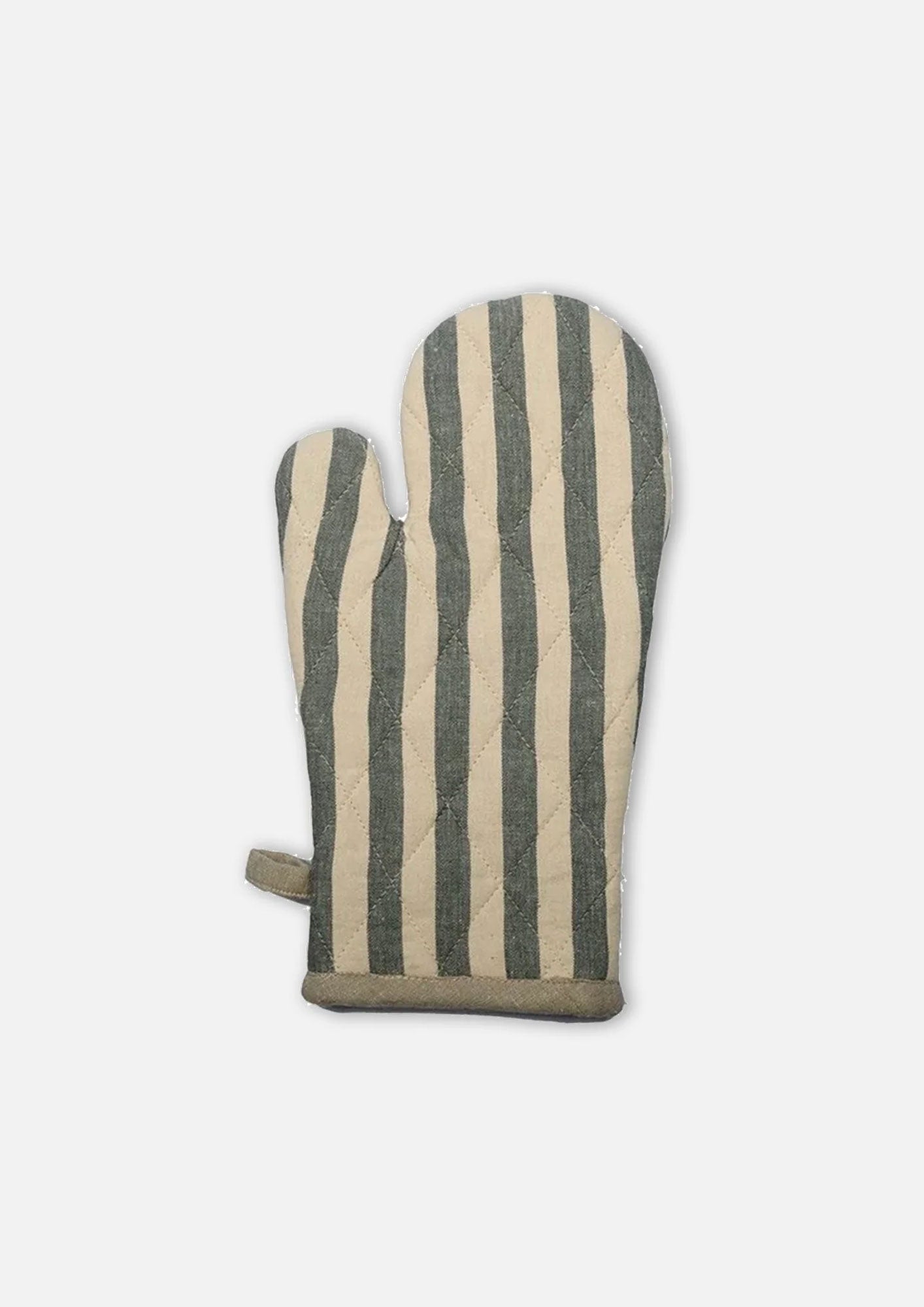 Stripe Grey Oven Glove