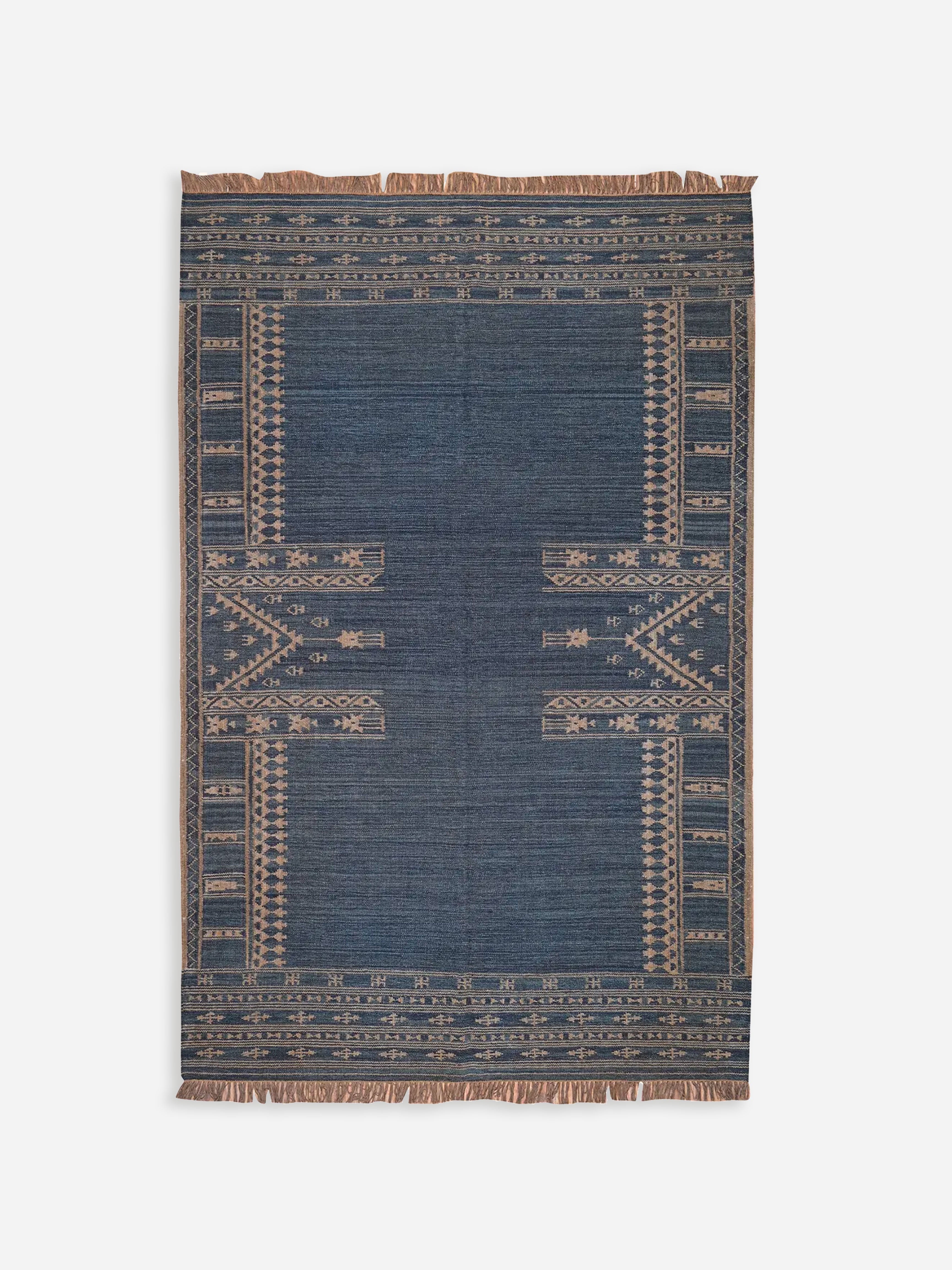 Sundara Blue Motif Rug