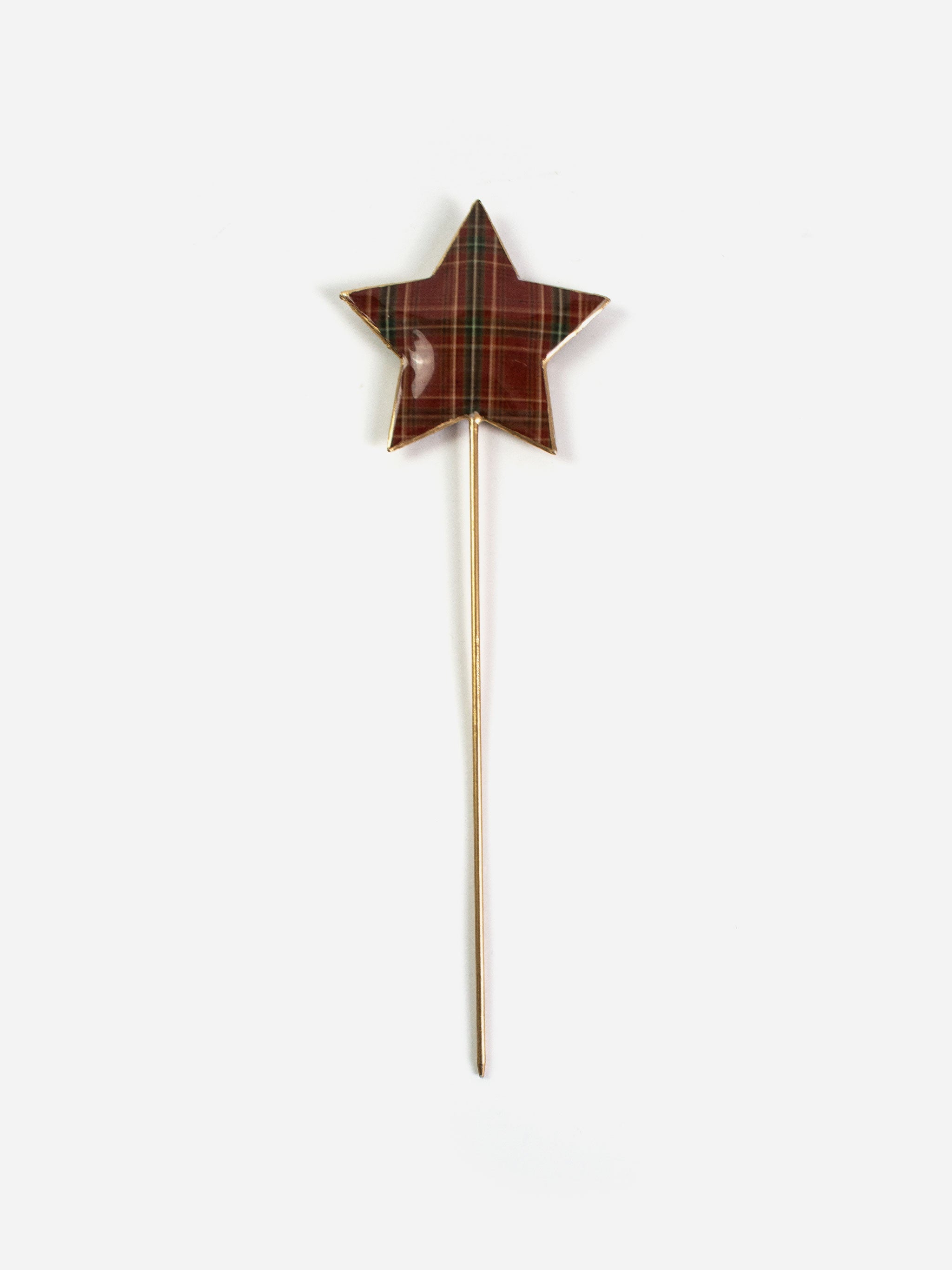 Tartan Star on Stick