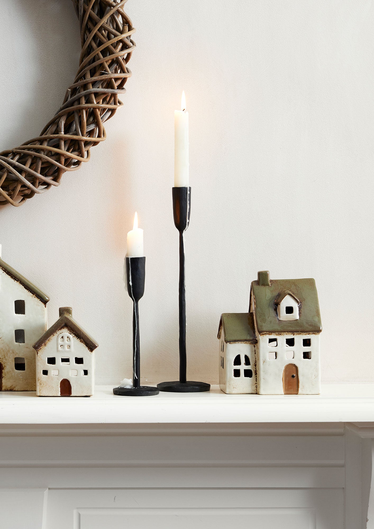 Alsace Olive Green Tea Light Chapel