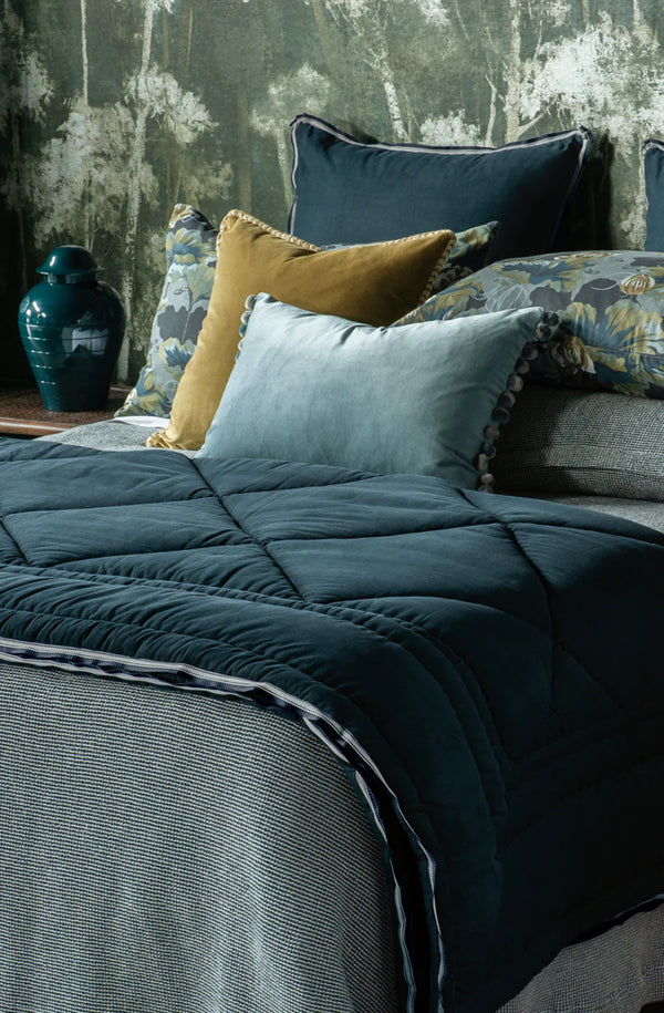 Tessere Prussian Blue Comforter