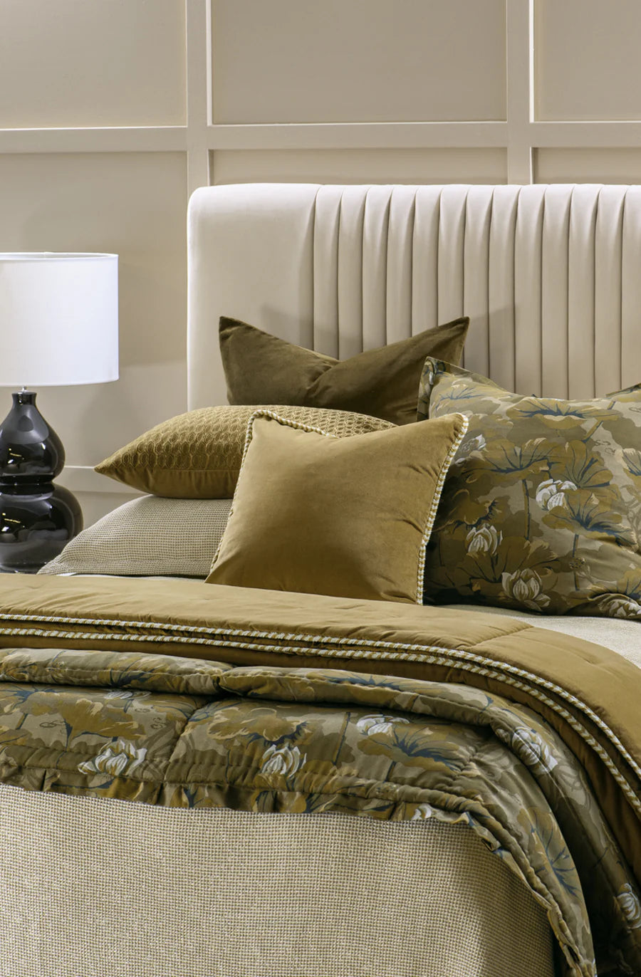 Treccia Olive Comforter