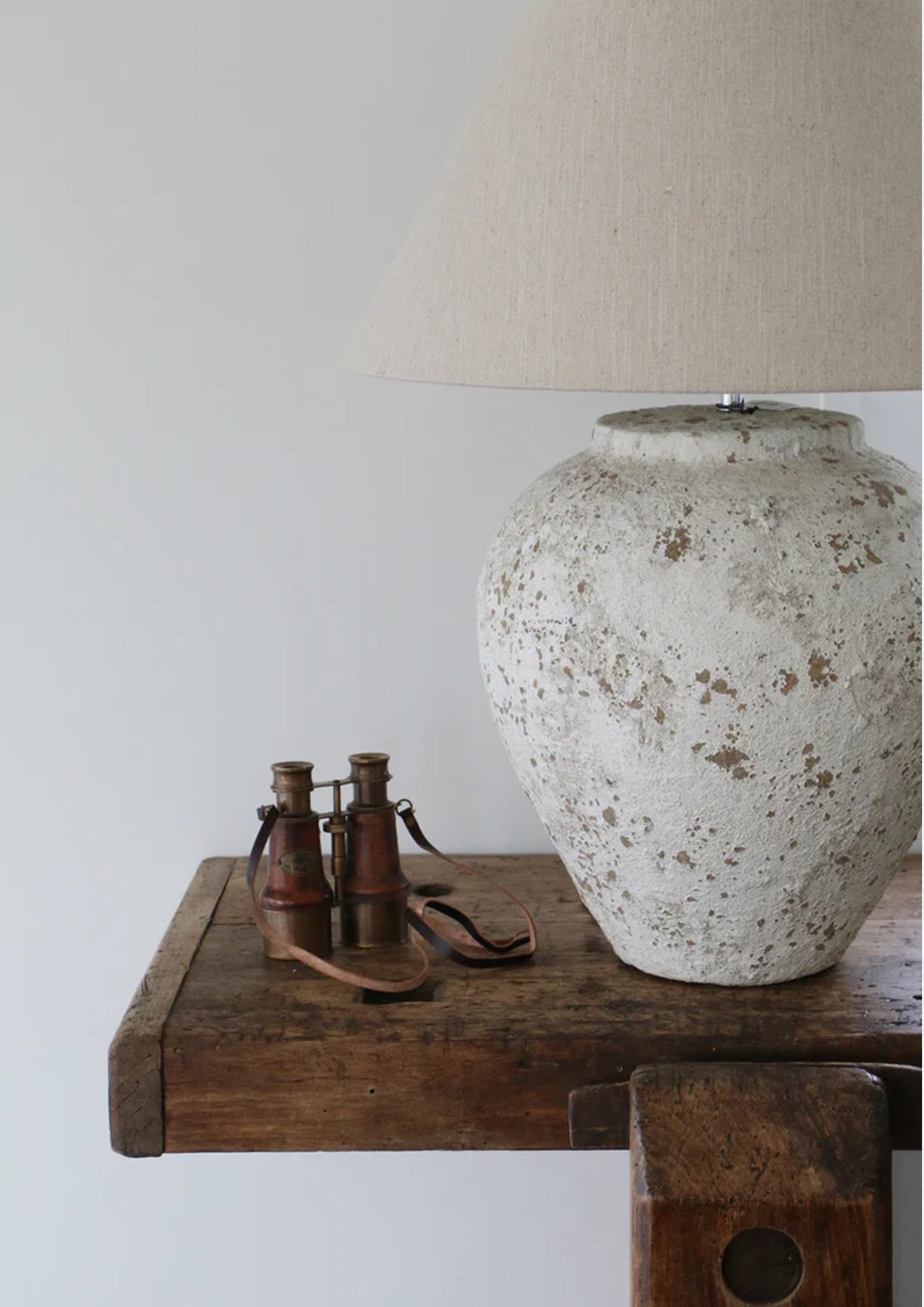 Tuscan Style Stone Lamp
