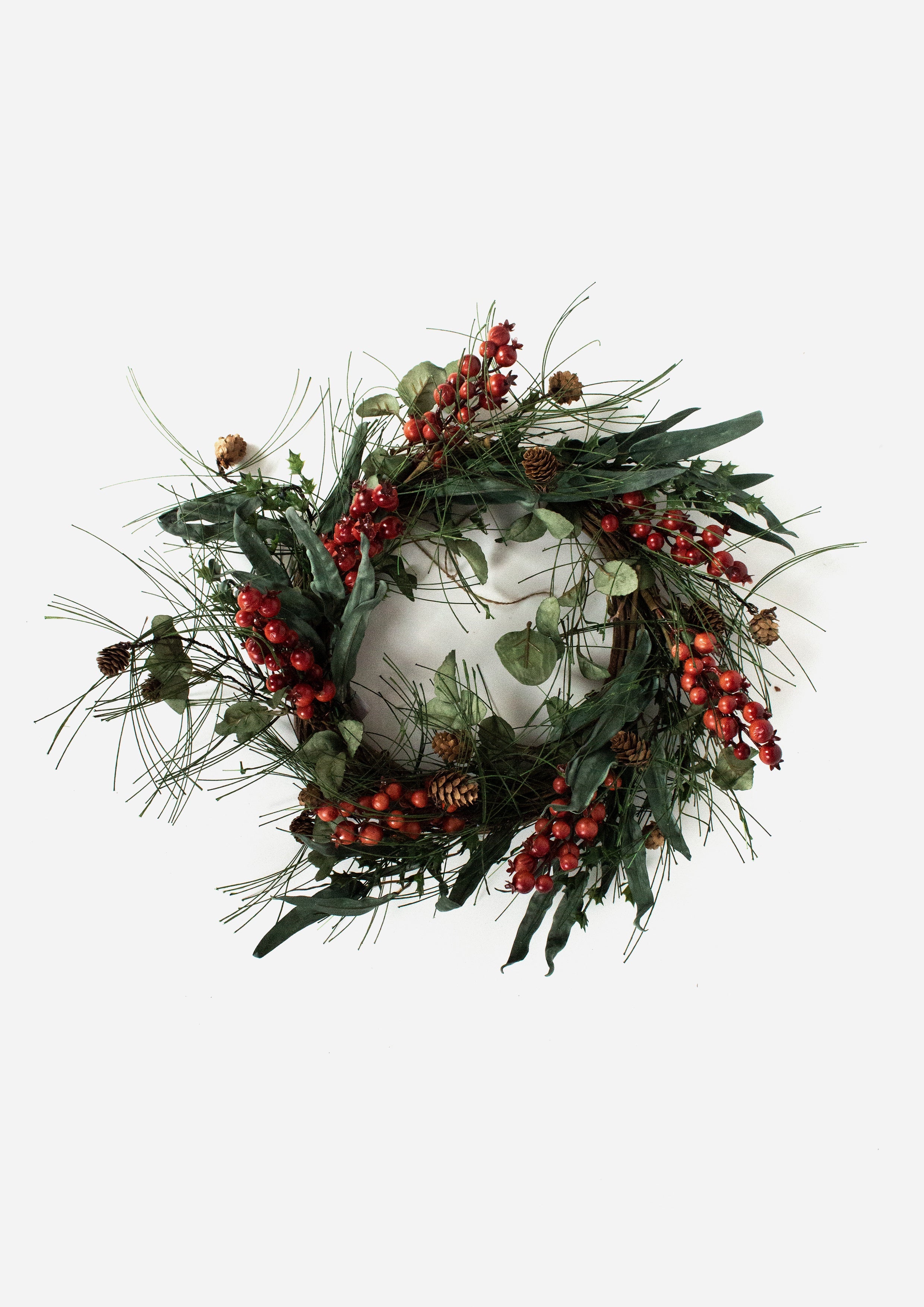 Foraged Red Berry Wreath