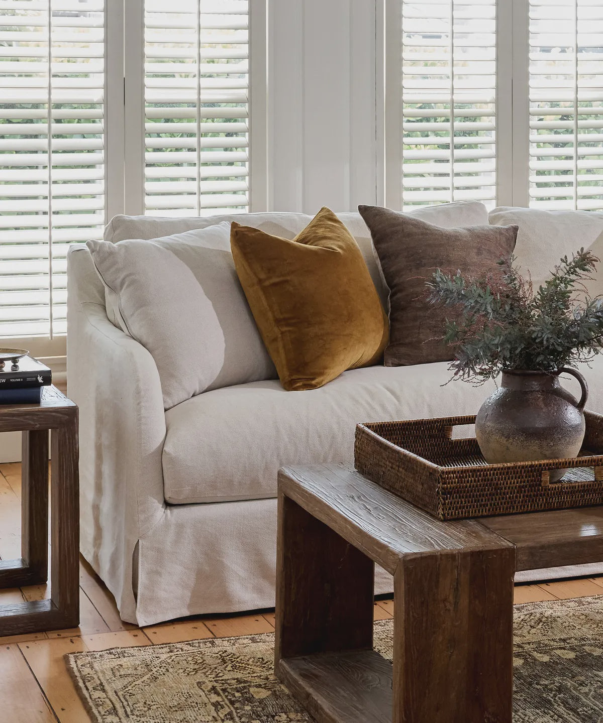 Velvet Tobacco Cushion Cover