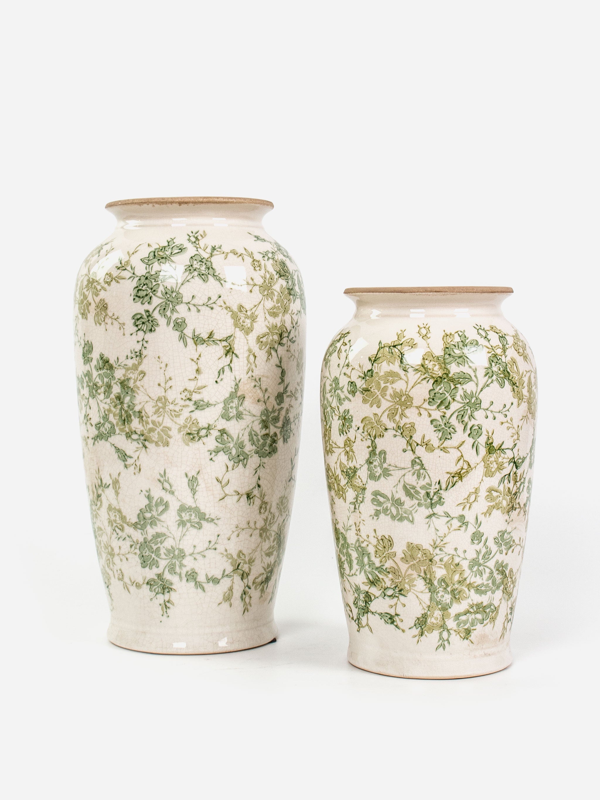 Verde Floral Vase