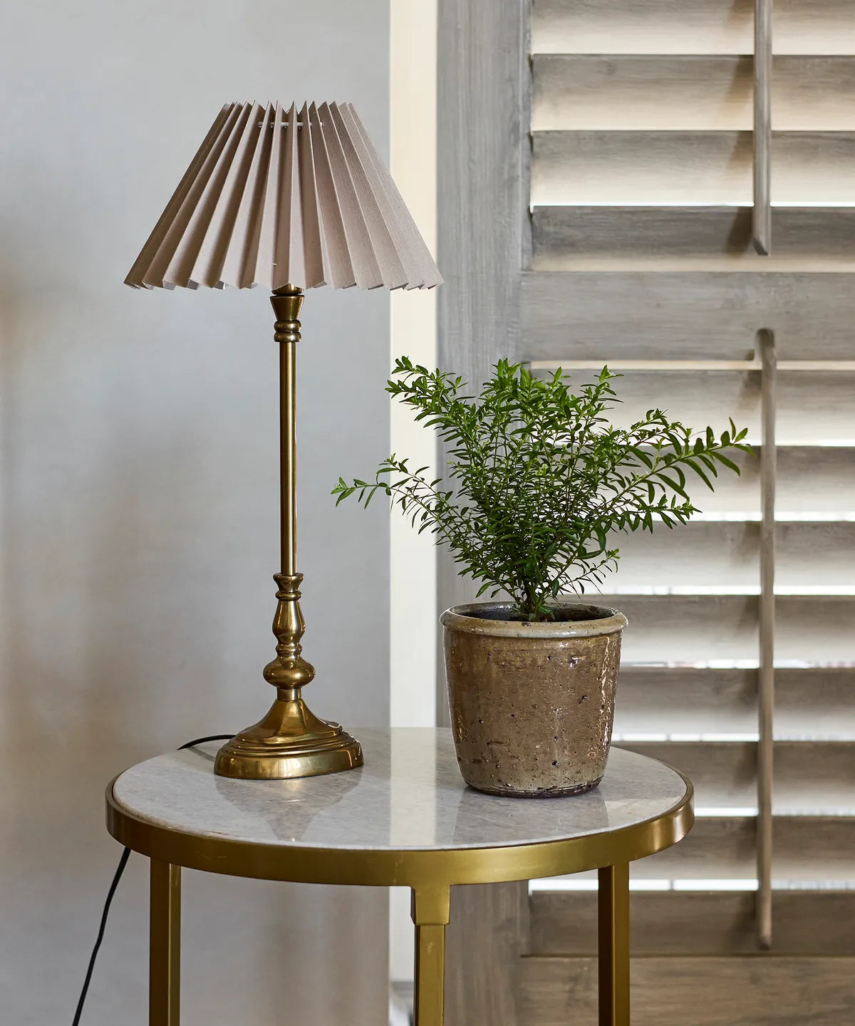 Victoria Pleated Table Lamp
