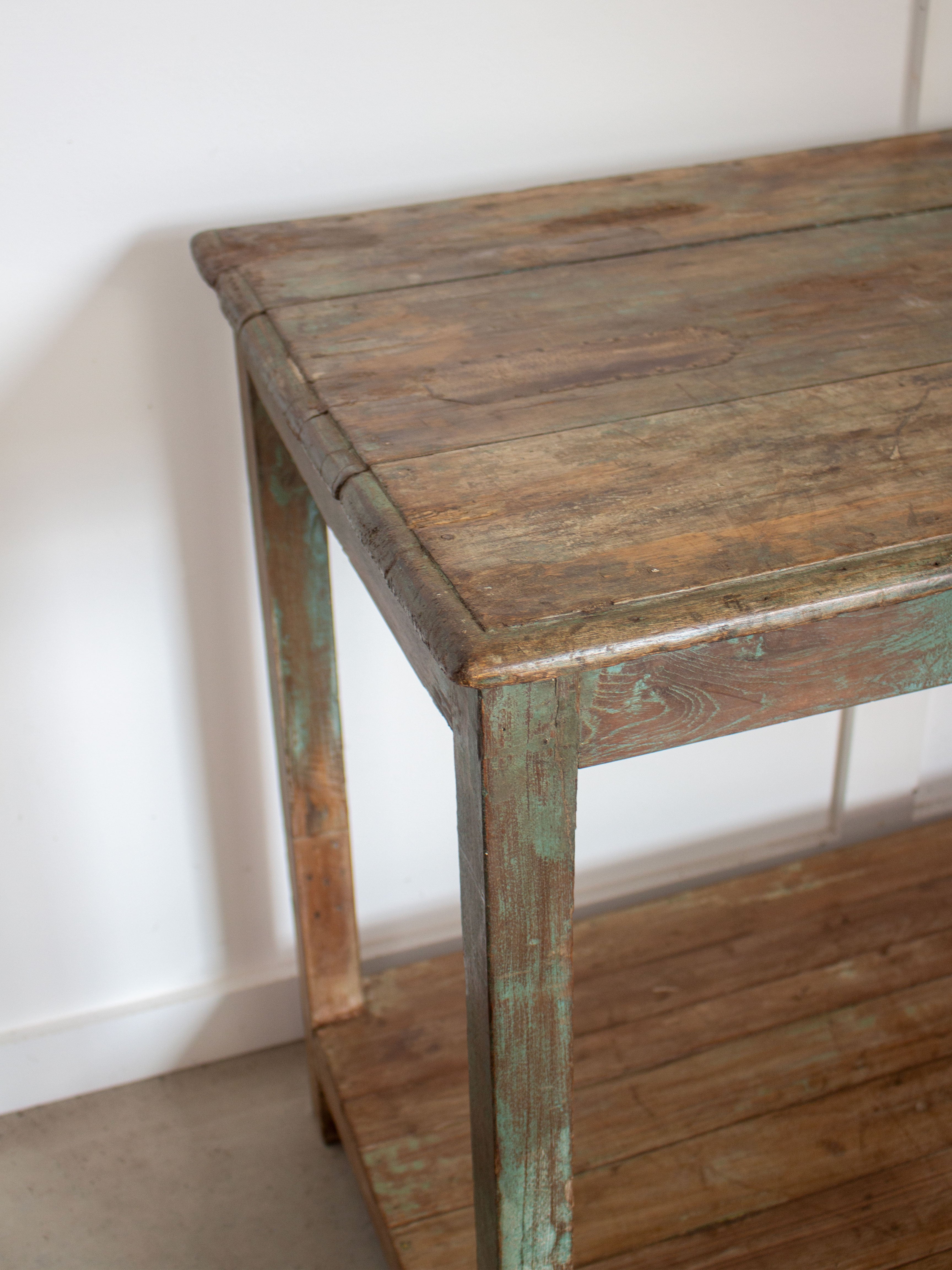 Vintage Blue Work Bench