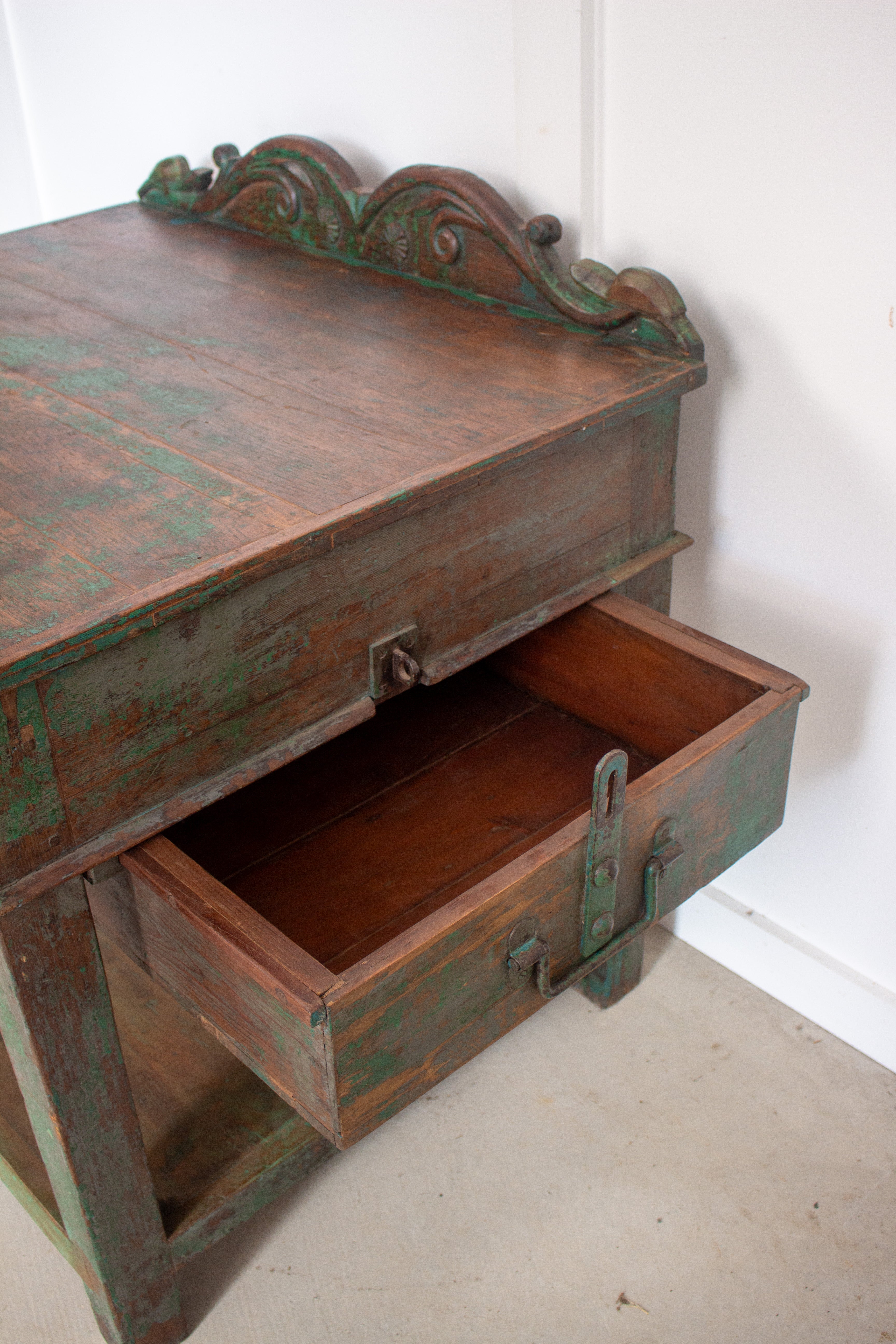 Vintage Green Workbench