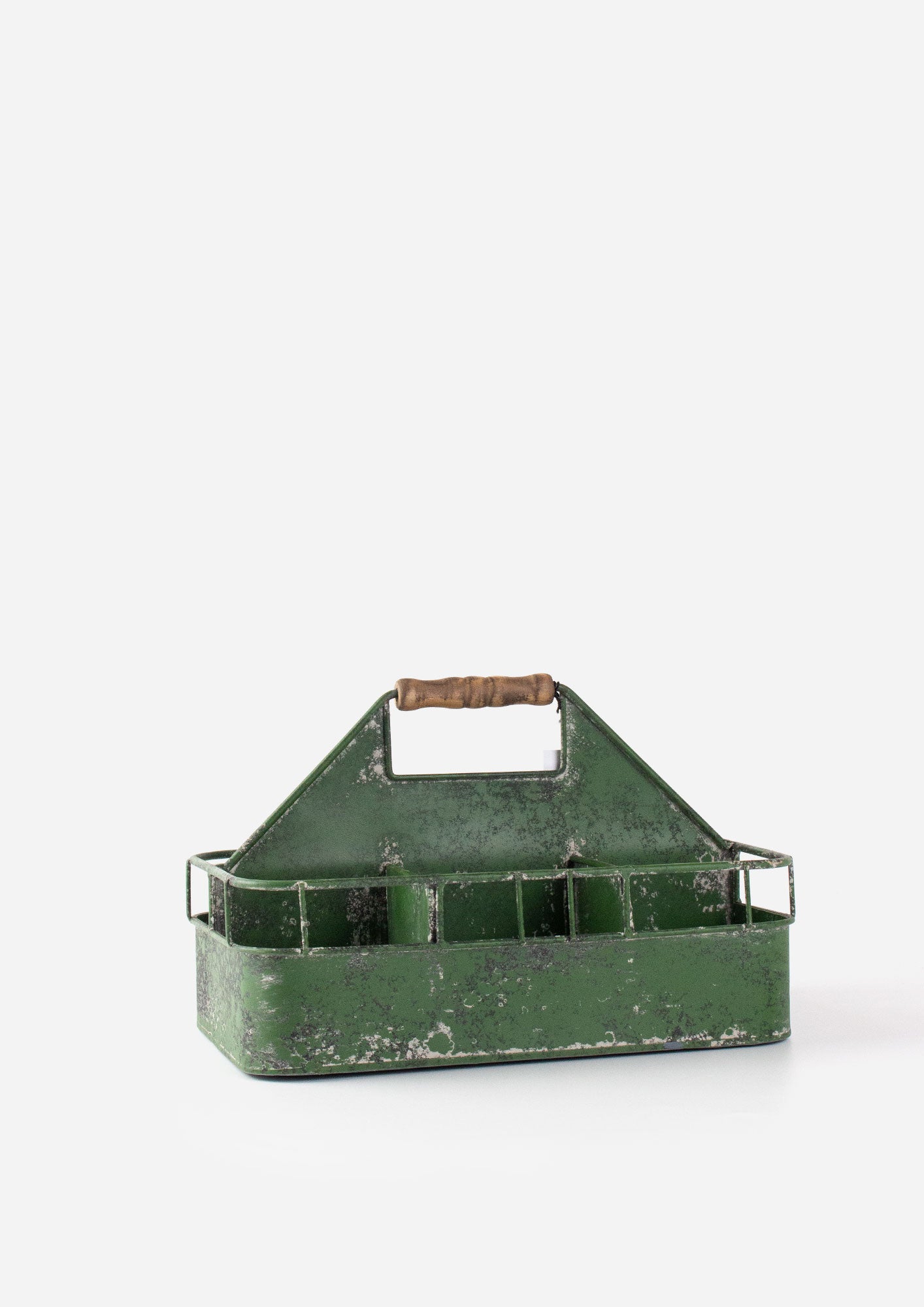 Vintage Metal Seed Crate