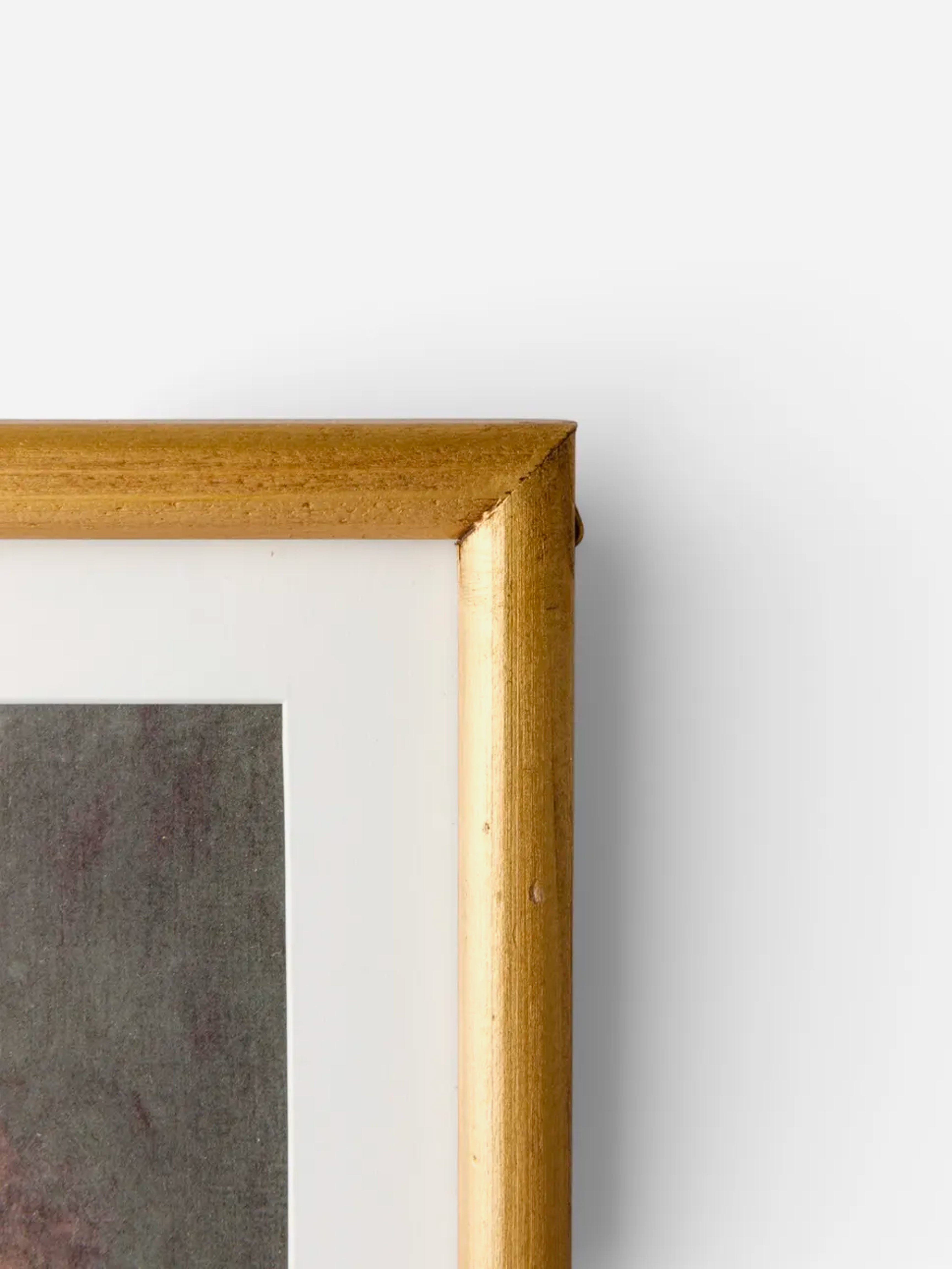 Vintage Portrait Lady in Green Wall Art