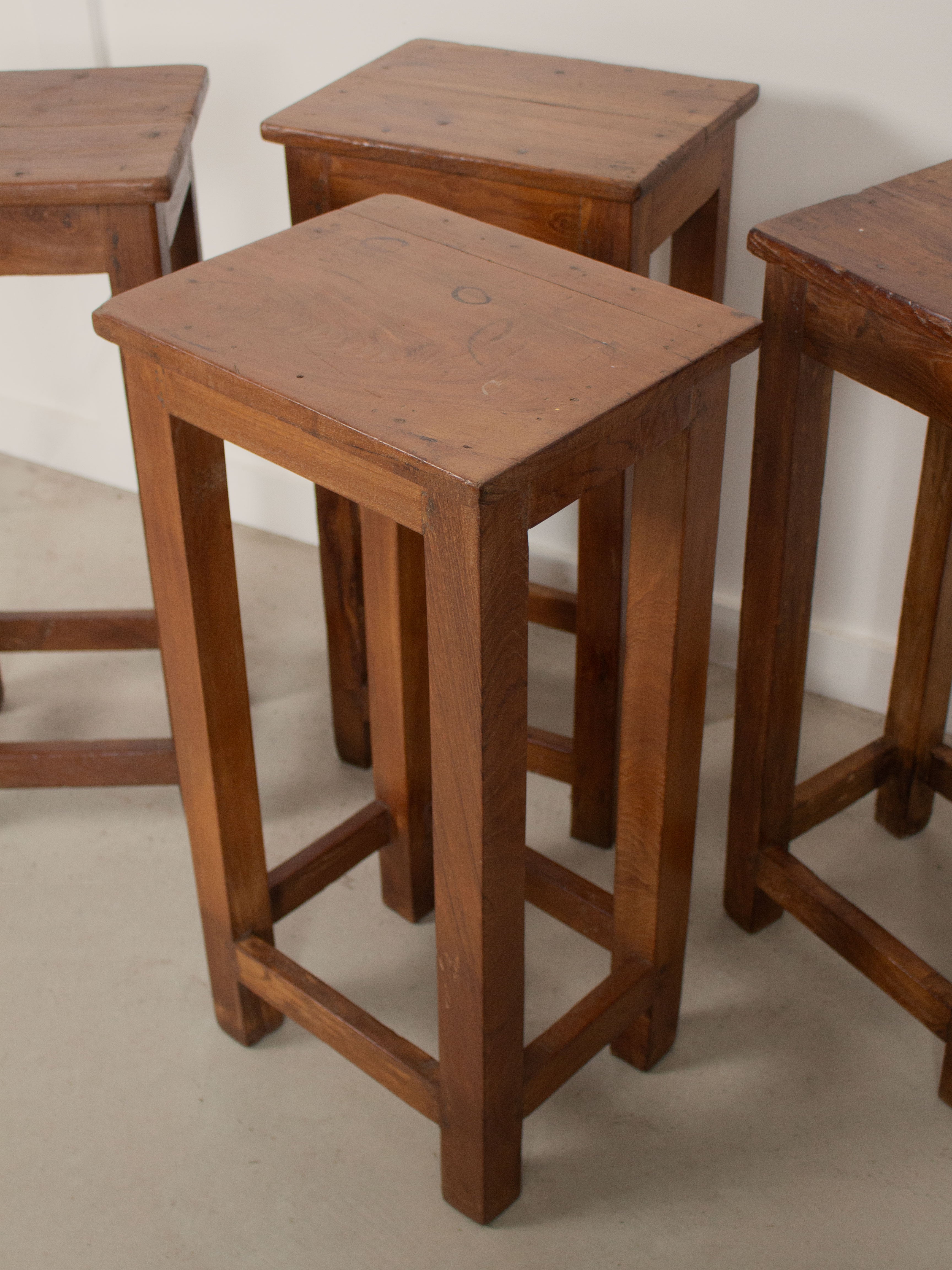 Vintage Teak Bar Stool