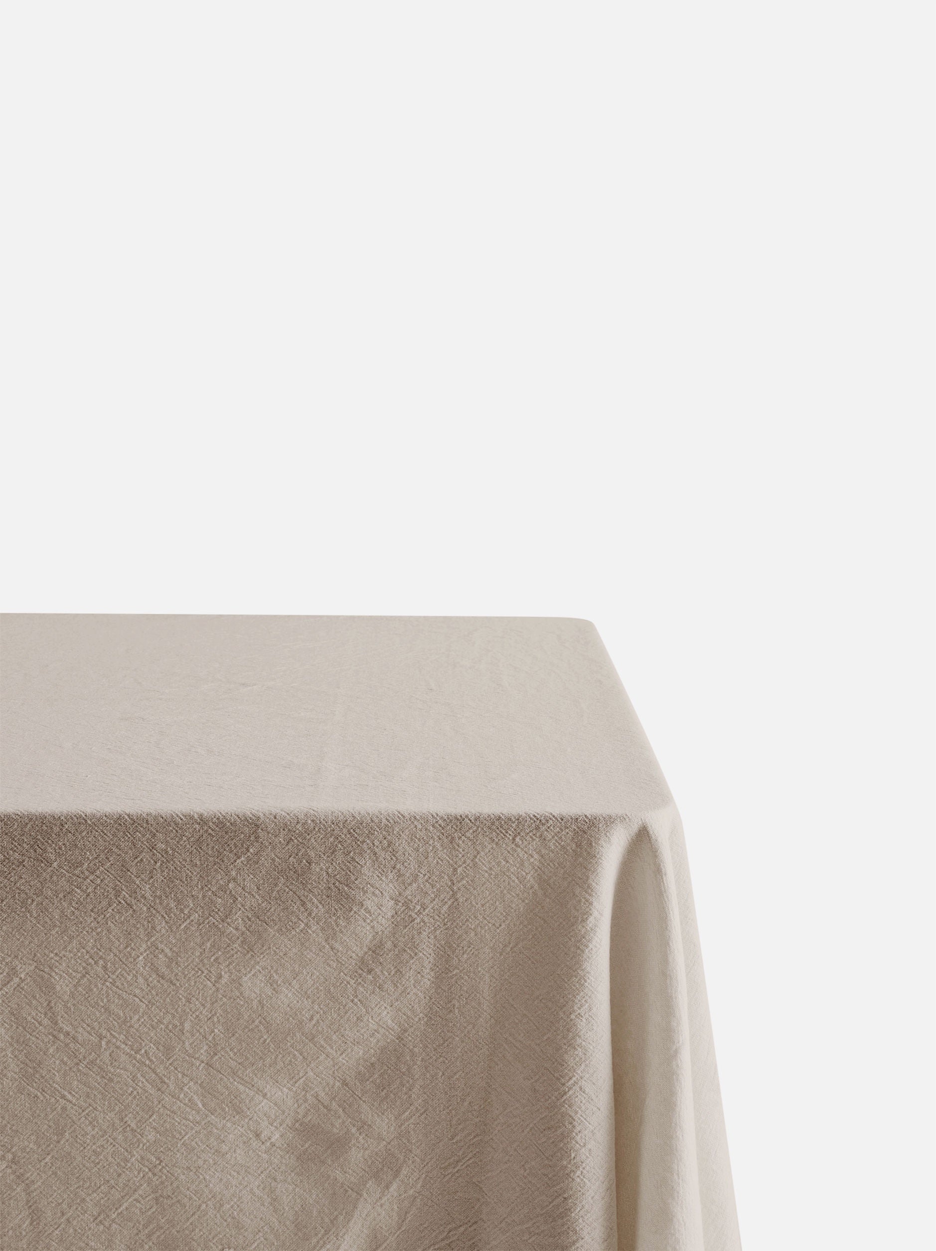 Washed Cotton Tablecloth | Natural