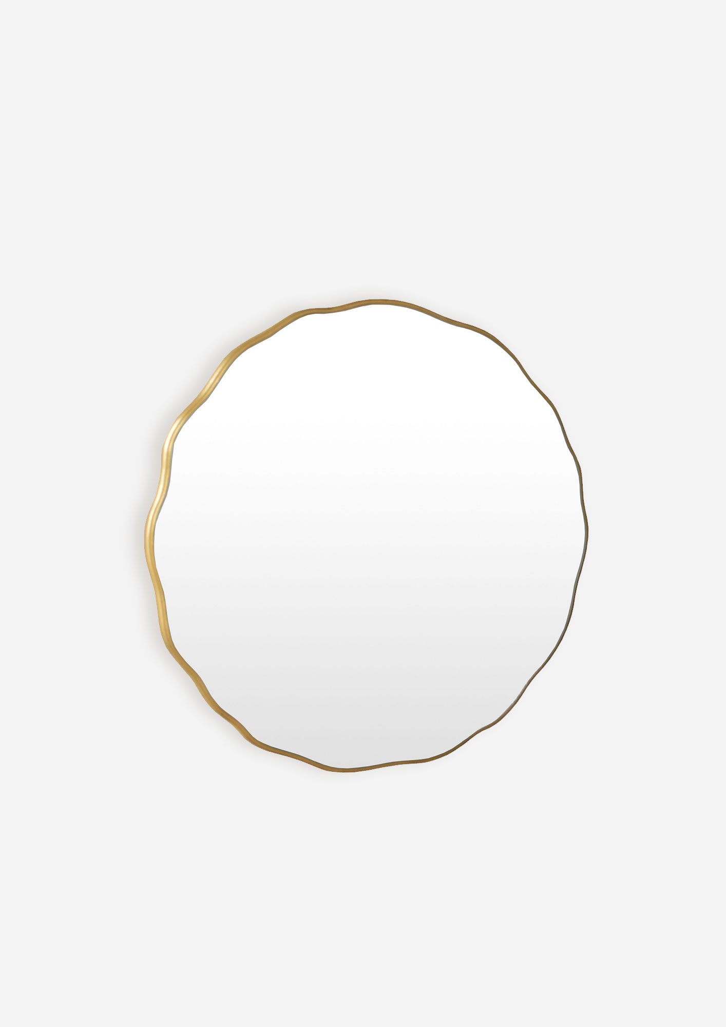 Wave Circle Mirror