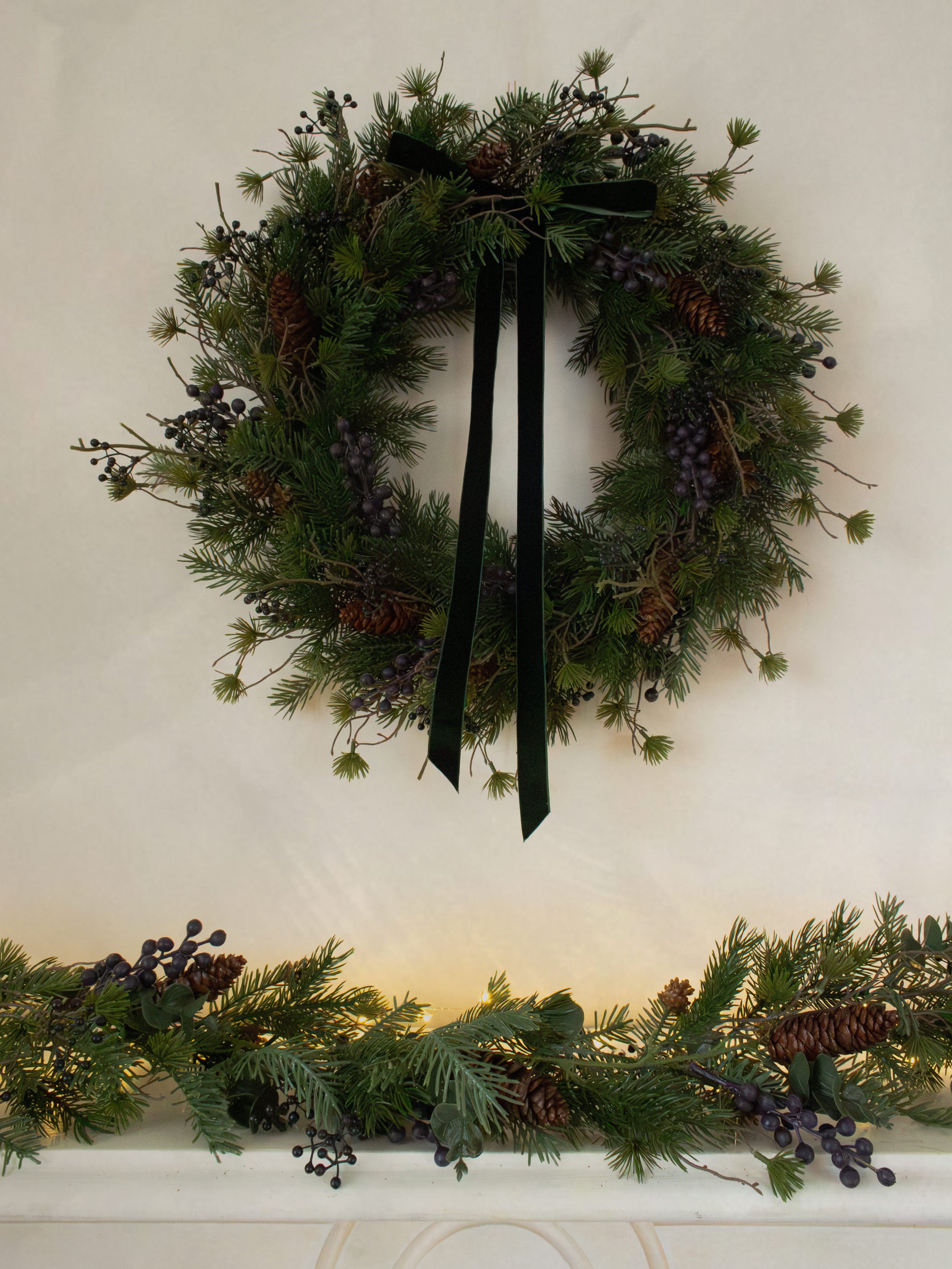 Woodland Blueberry Wreath