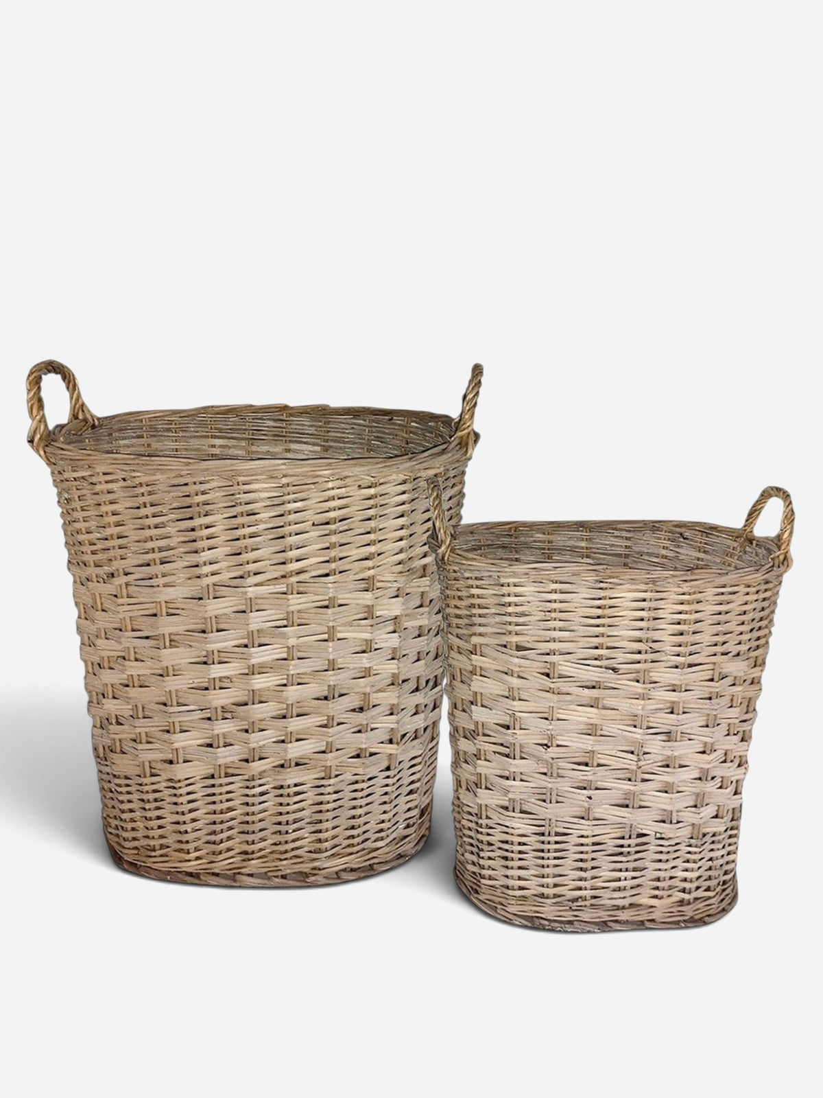 Woven Handled Laundry Basket