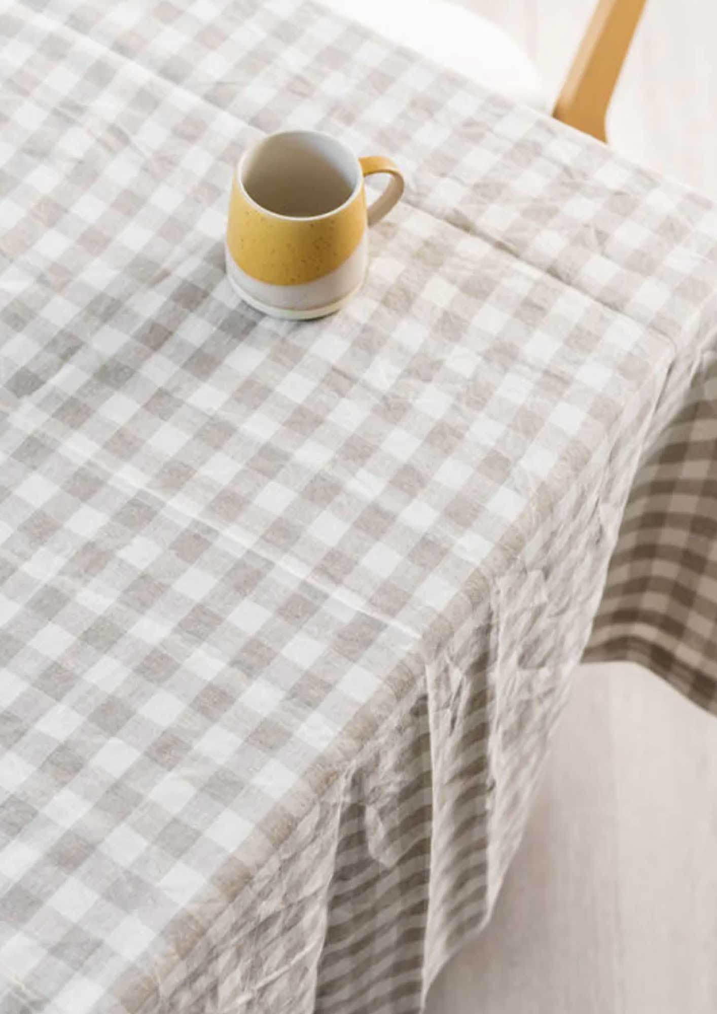 French Flax Linen Tablecloth