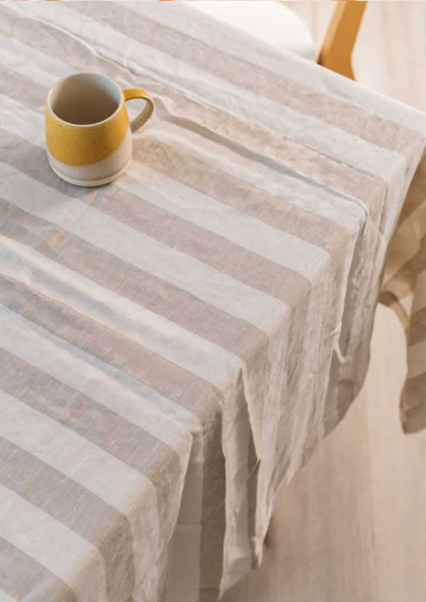 French Flax Linen Tablecloth