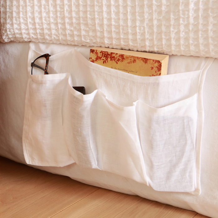 100% Linen Bed Organiser