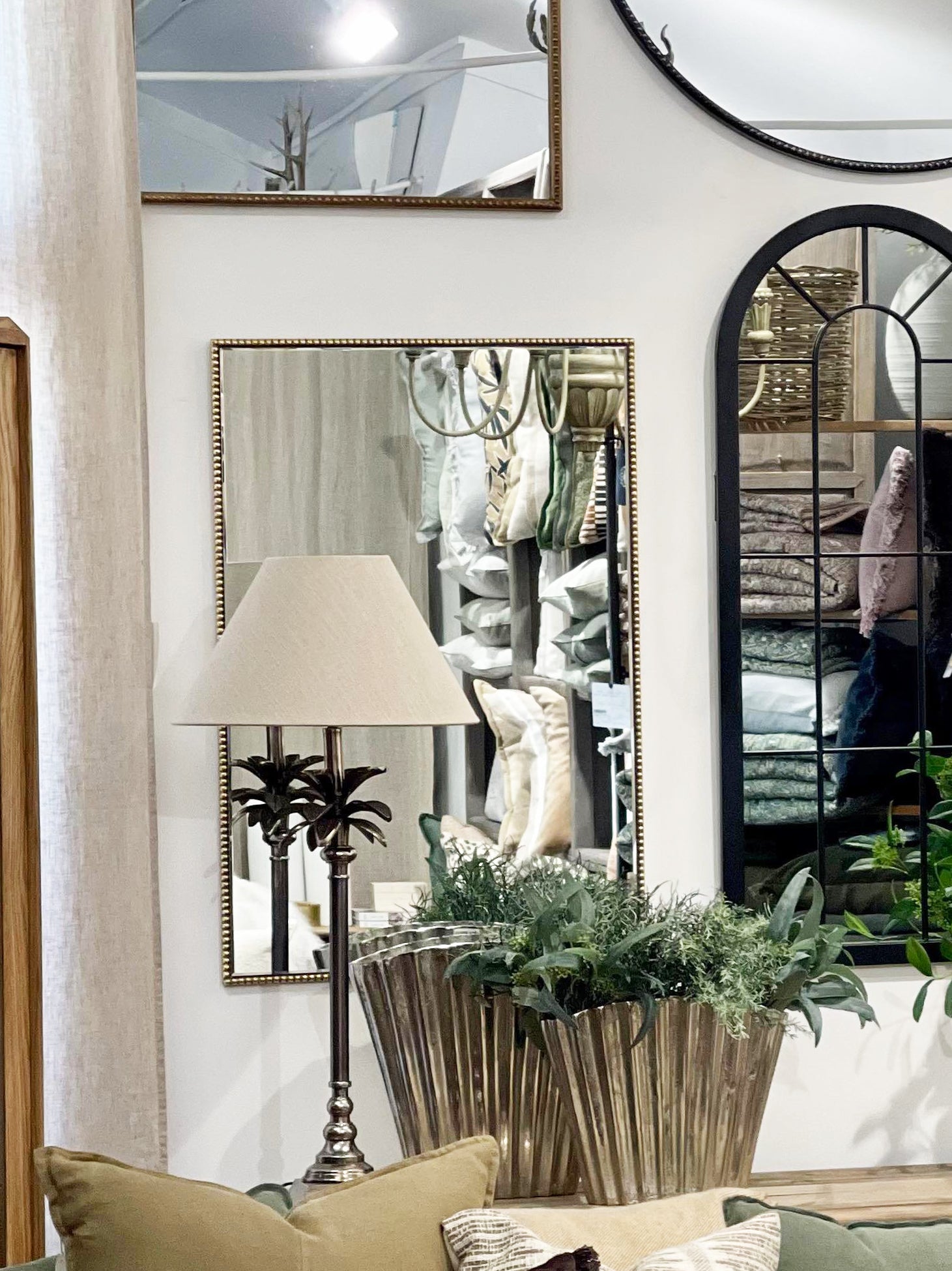 Dimple Bronze Art Mirror