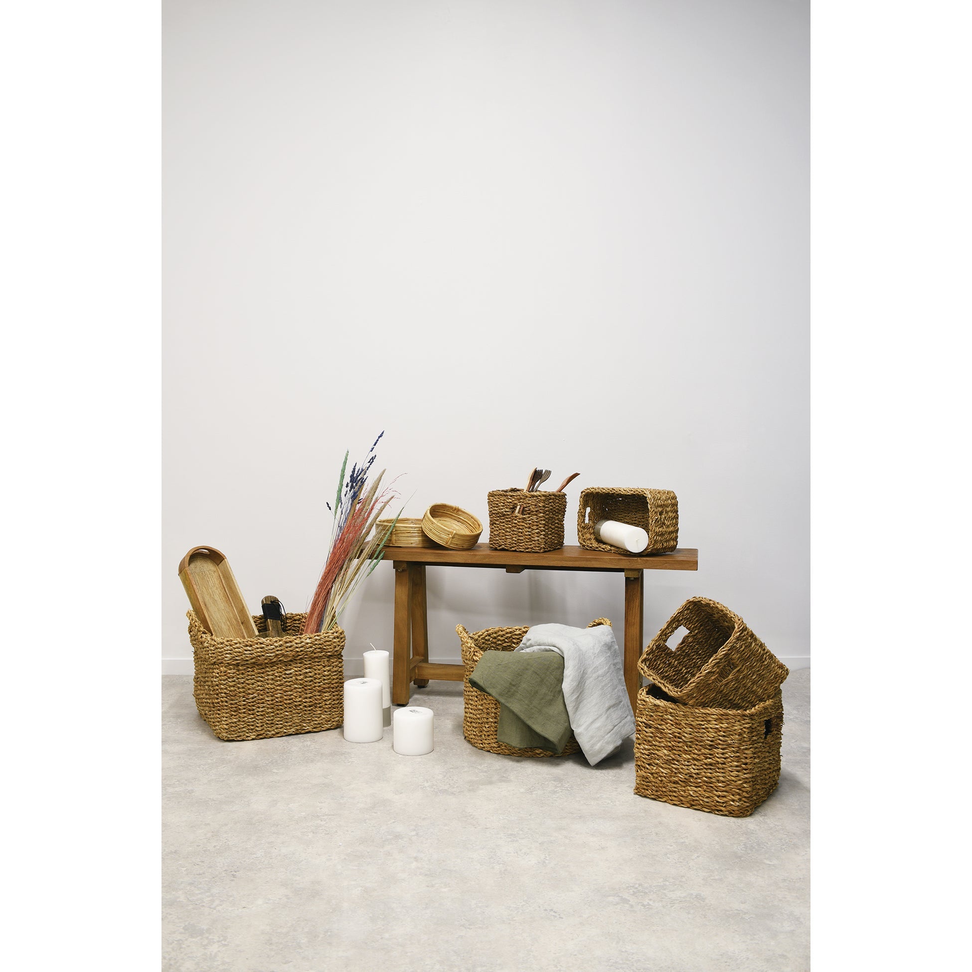 Briar Large Square Basket