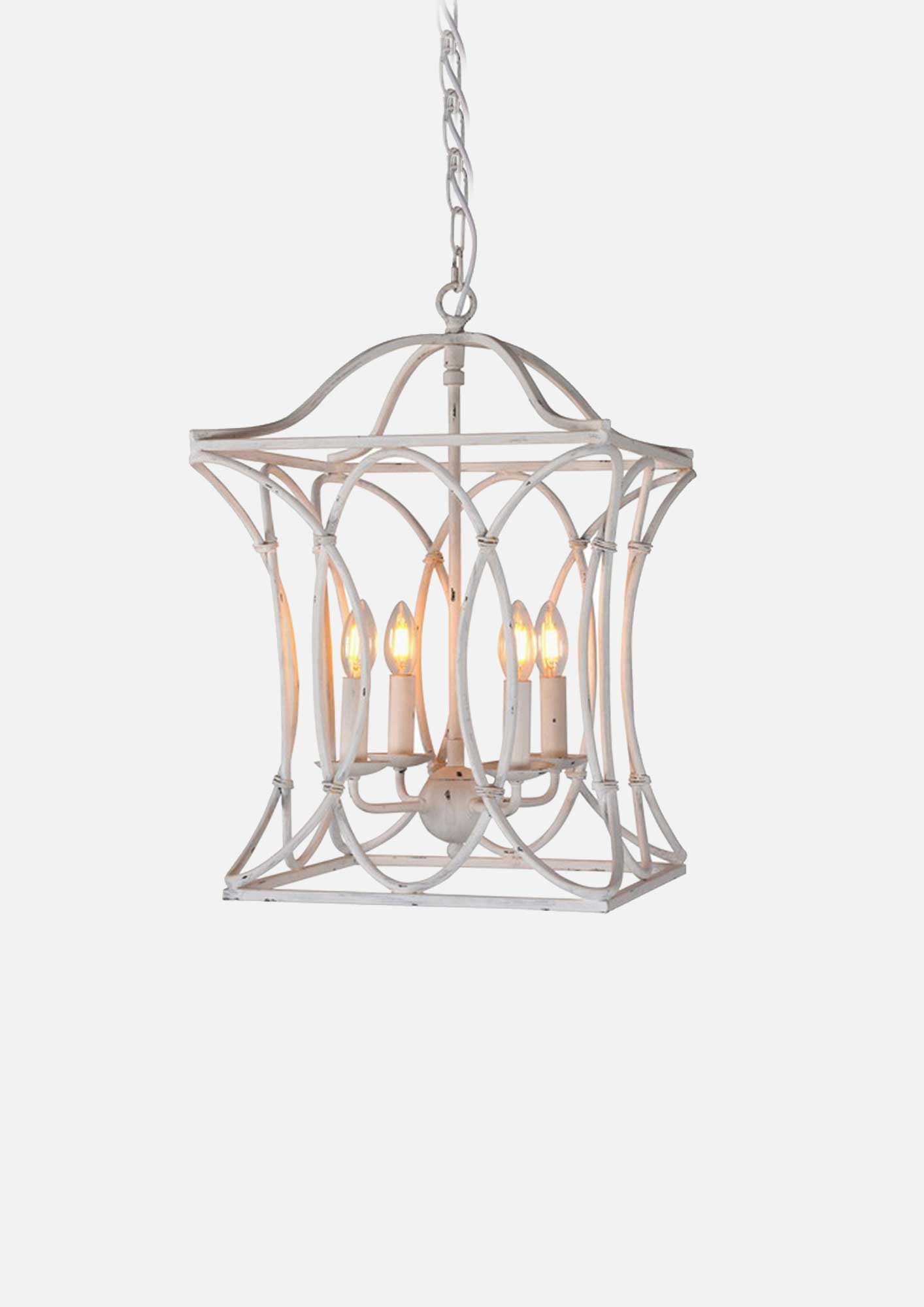 Antique Chandelier White