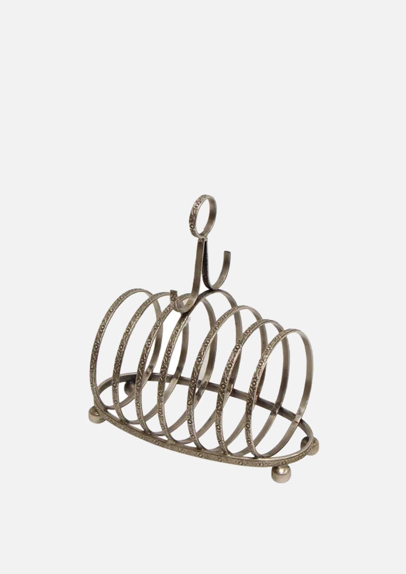 Antique Silver Toast Rack