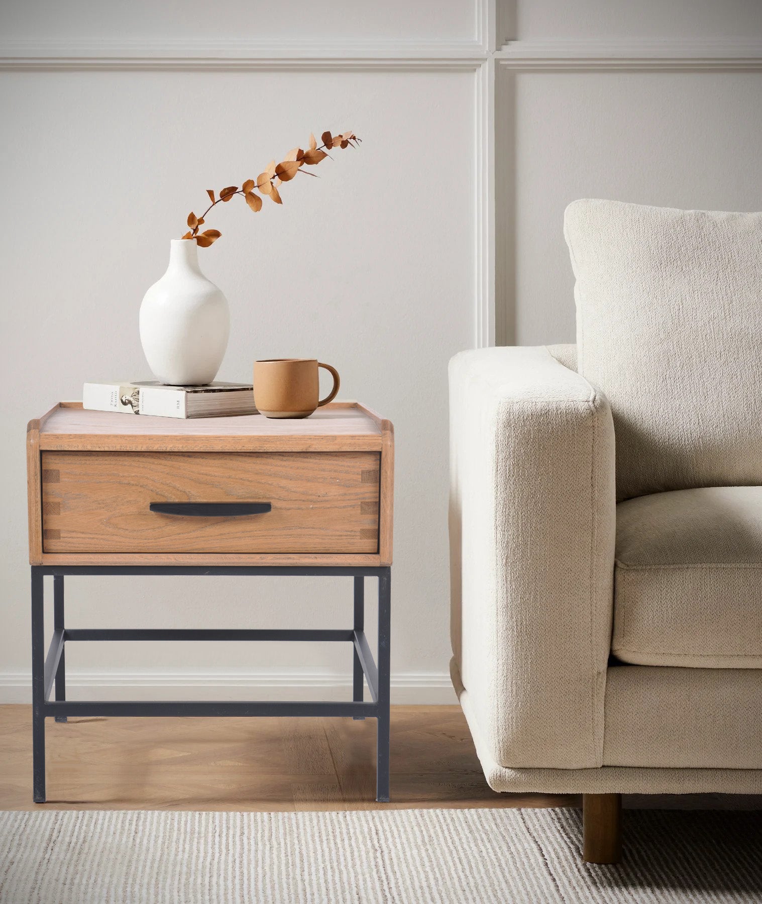 Aspen Oak Side Table