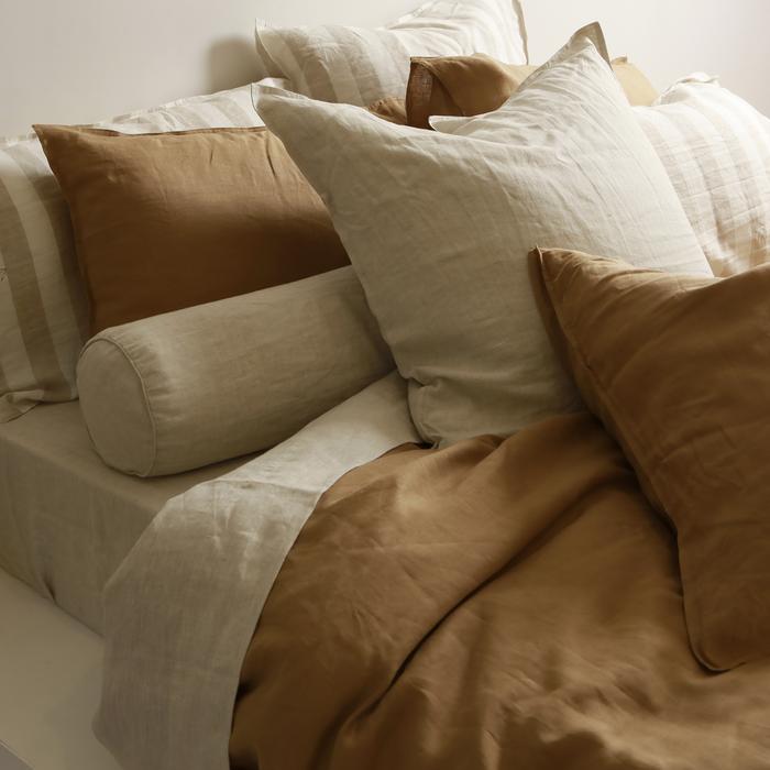 100% Linen Duvet Set - Ginger