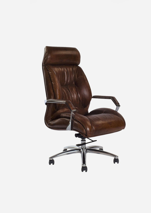 Gallagher Desk Chair | Brown