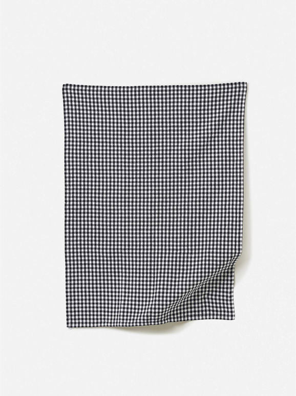 Gingham Washed Cotton Tea Towel