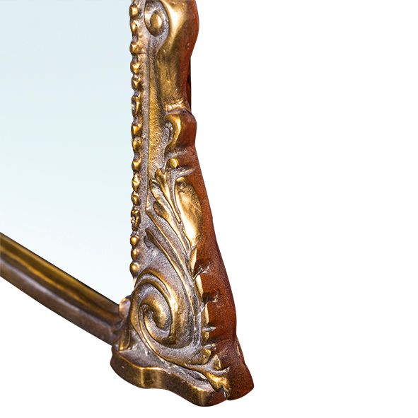 Belle Vie Mantle Mirror - Antique Gold