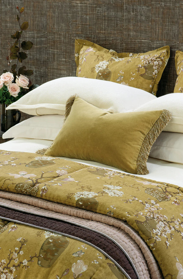 Ikebana Comforter | Ochre