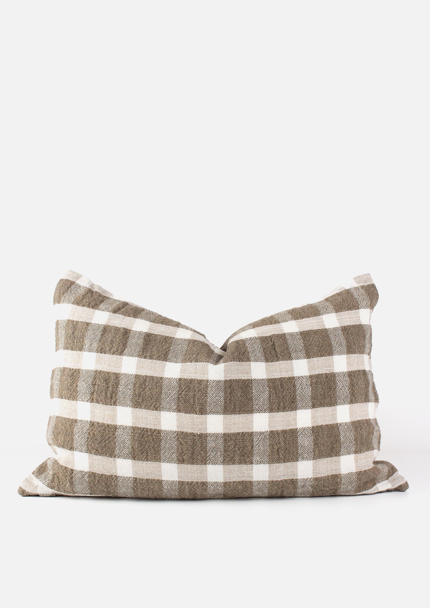 Imogen Gingham Lumbar Cushion Cover
