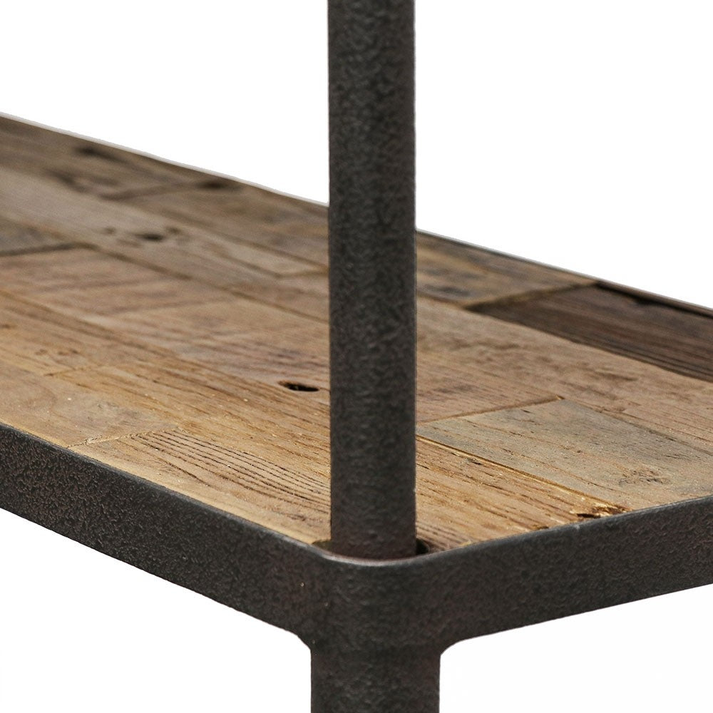 Industrial Metal Bookshelf - Narrow