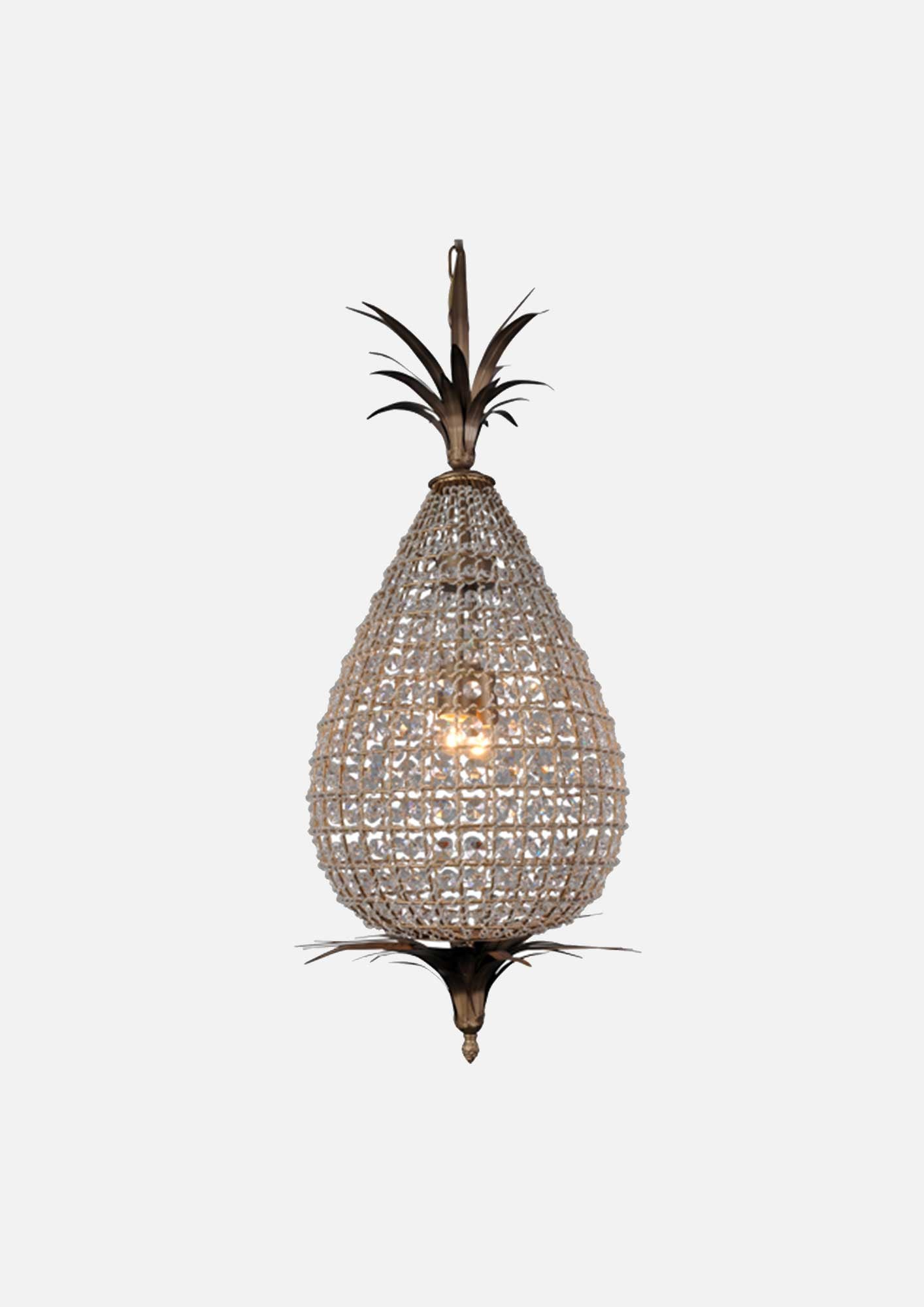 Large Pineapple Crystal Chandelier