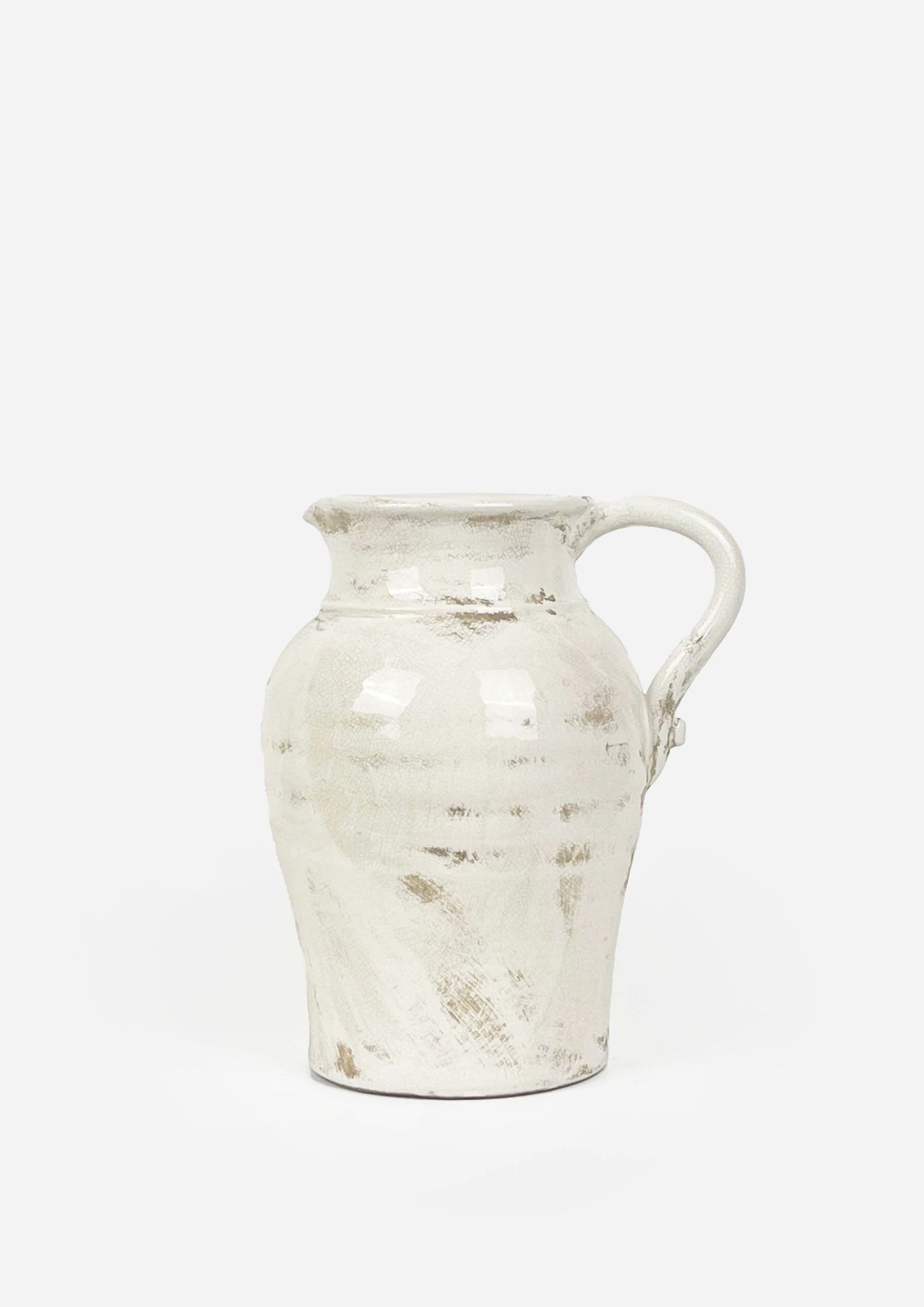 Luna Aged White Jug